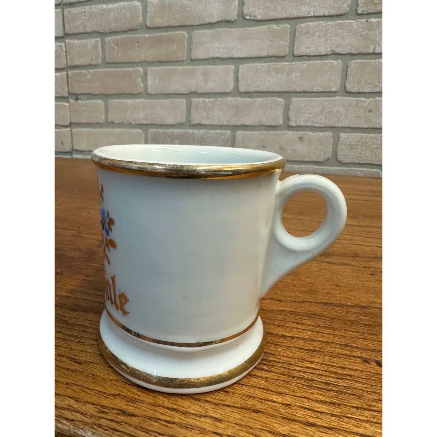 Antique Occupational Shaving Mug Freemasons Masonic Free Mason Felda Germany