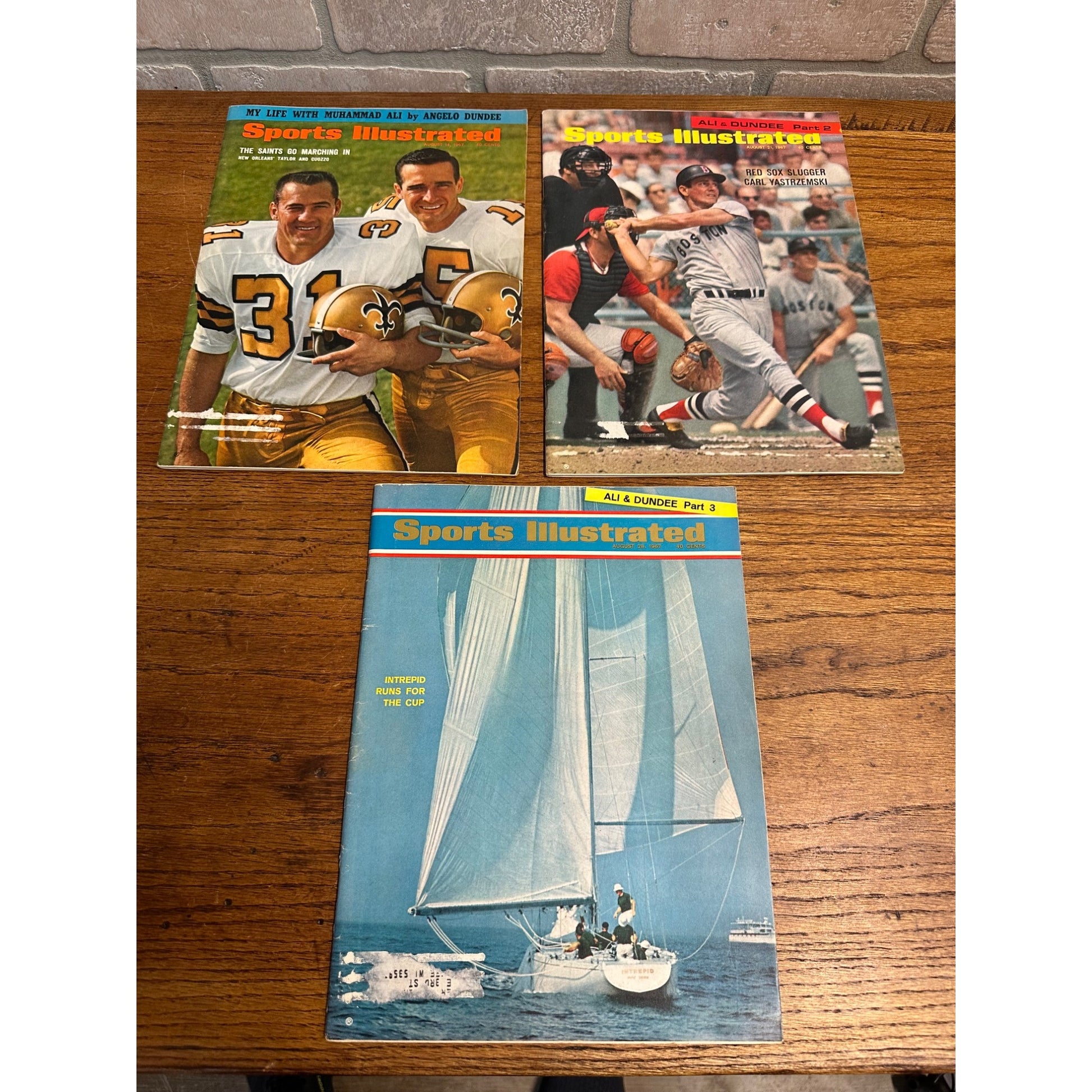 (3) Sports Illustrated 1967 Muhammed Ali Interview Complete All 3 Parts
