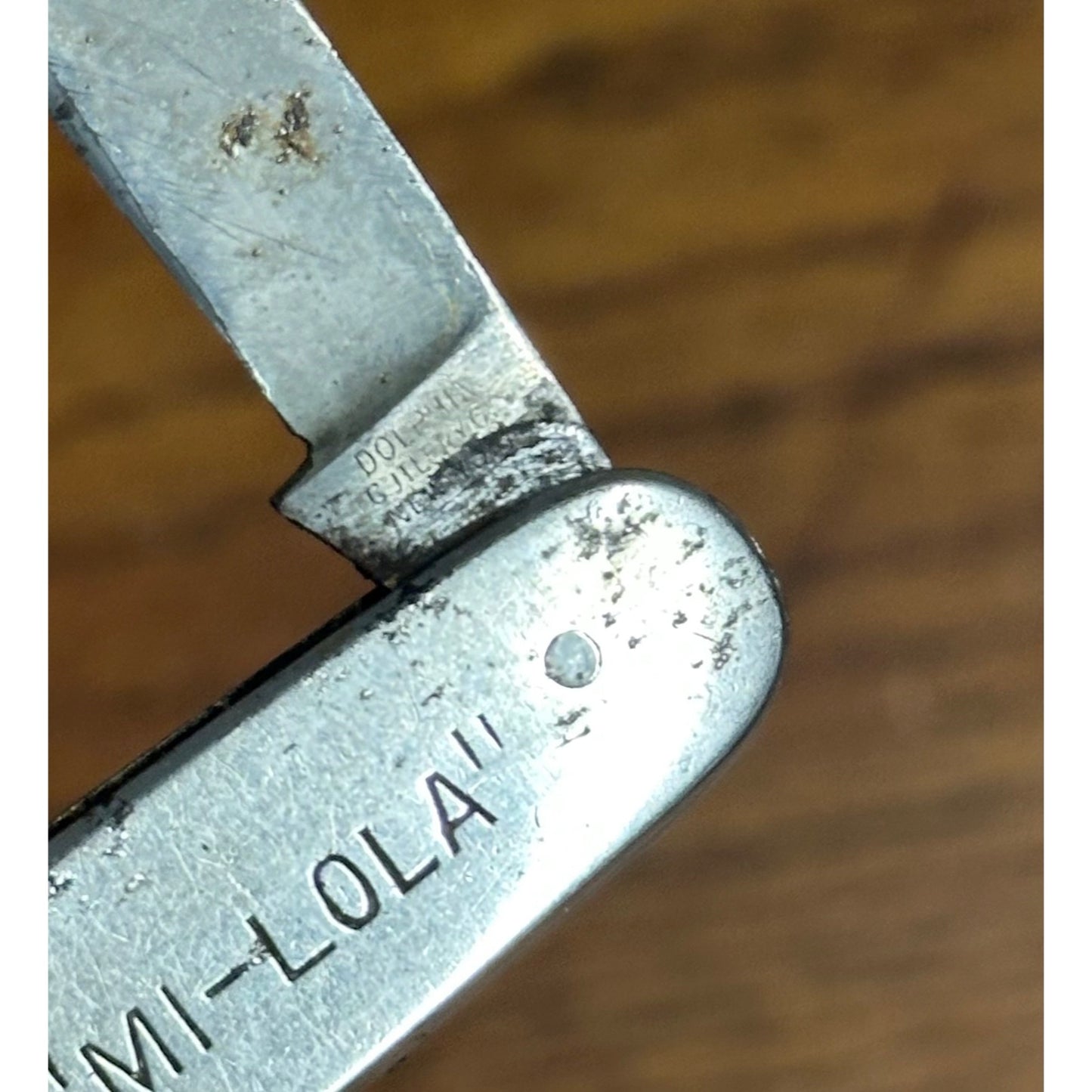 Vintage Mi Lola Cigar Co Milwaukee Pocket Cigar Cutter Pocket Knife Advertising
