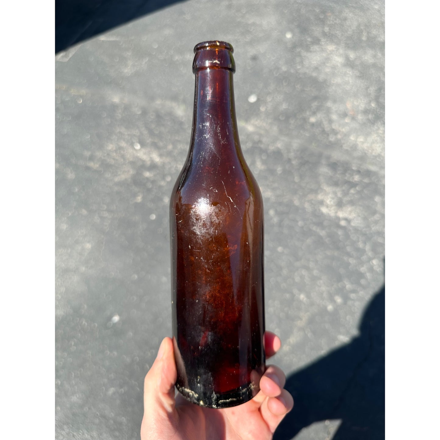 Antique Park Brewing Co Beer Bottle Hancock Michigan Amber