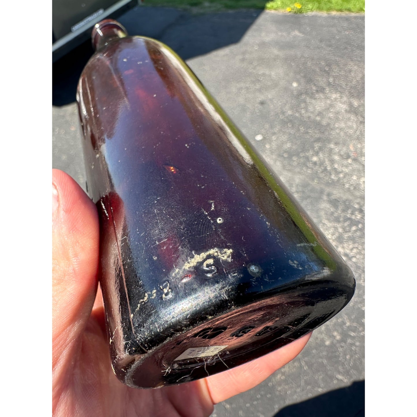 Antique Park Brewing Co Beer Bottle Hancock Michigan Amber