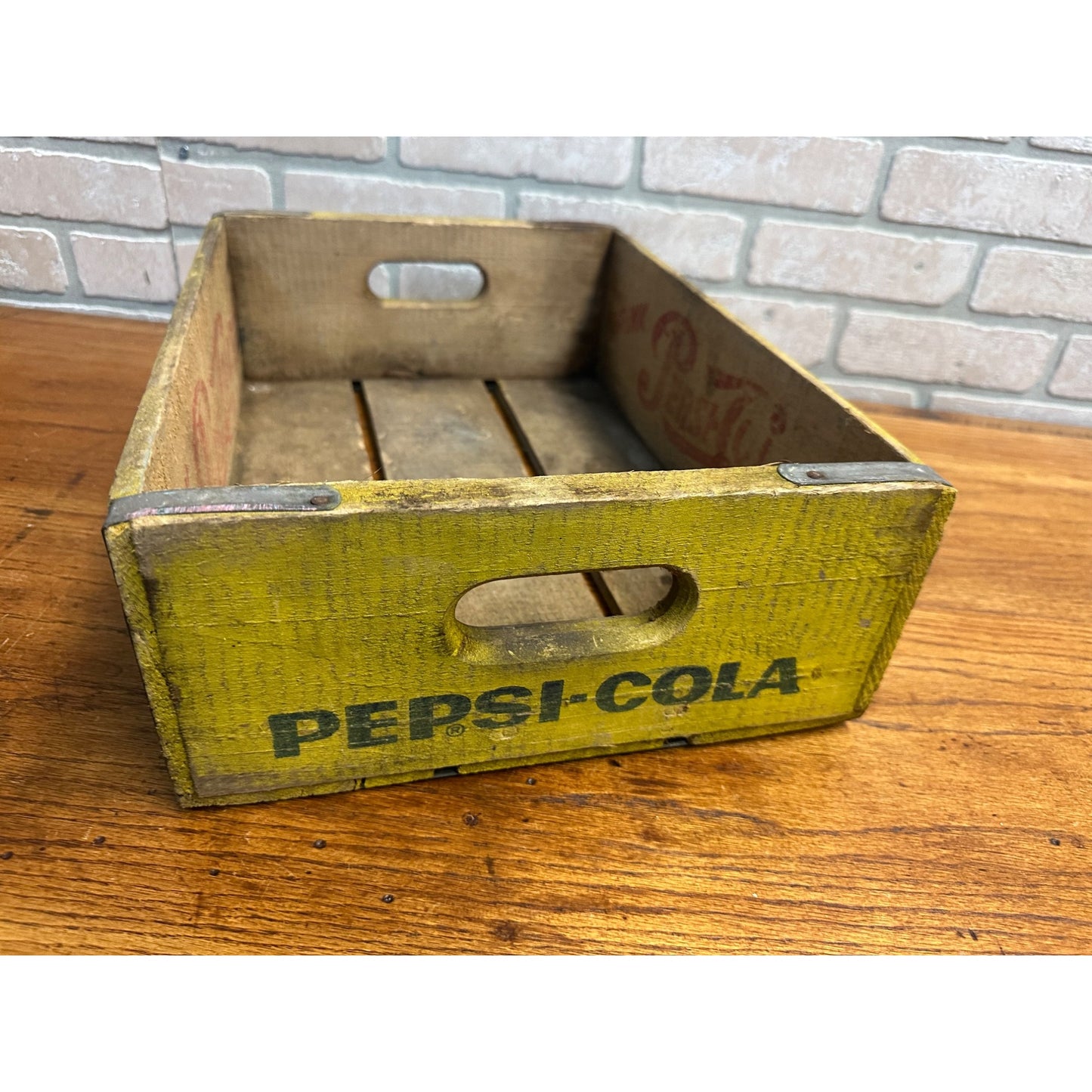 Vintage Wooden Soda Crate Pepsi-Cola-32 Wood Box - Great Condition