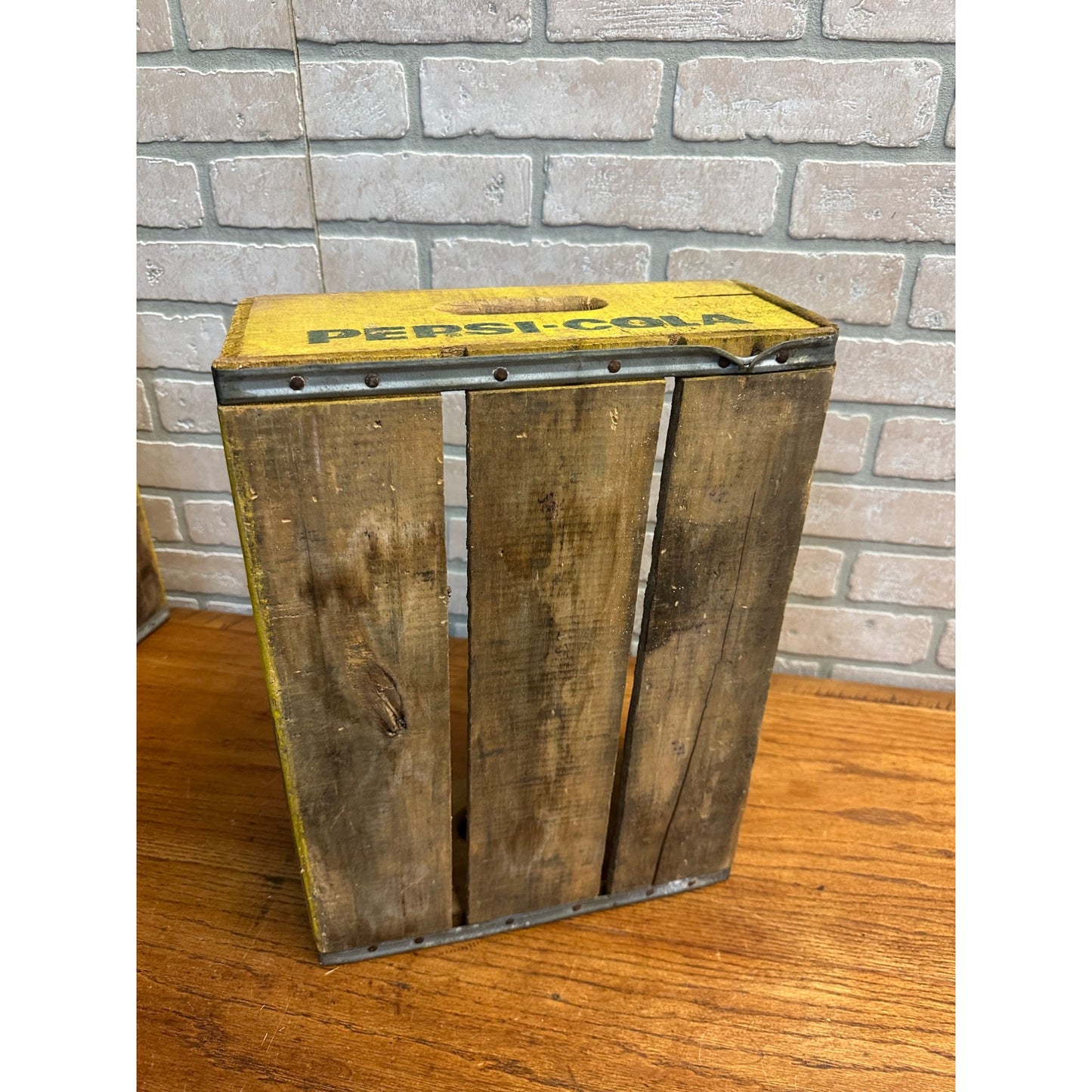 Vintage Wooden Soda Crate Pepsi-Cola-32 Wood Box - Great Condition