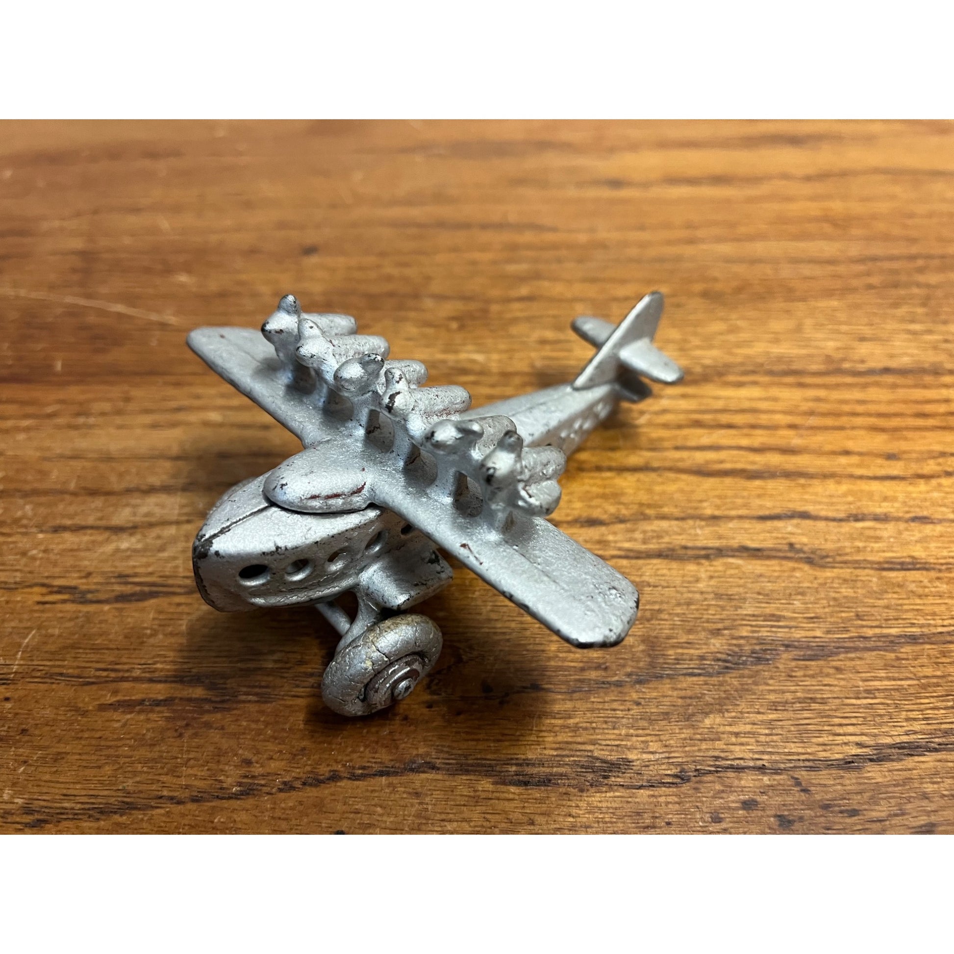 Vintage Hubley Cast Iron DO-X Toy Airplane Seaplane - Repainted 4.5"