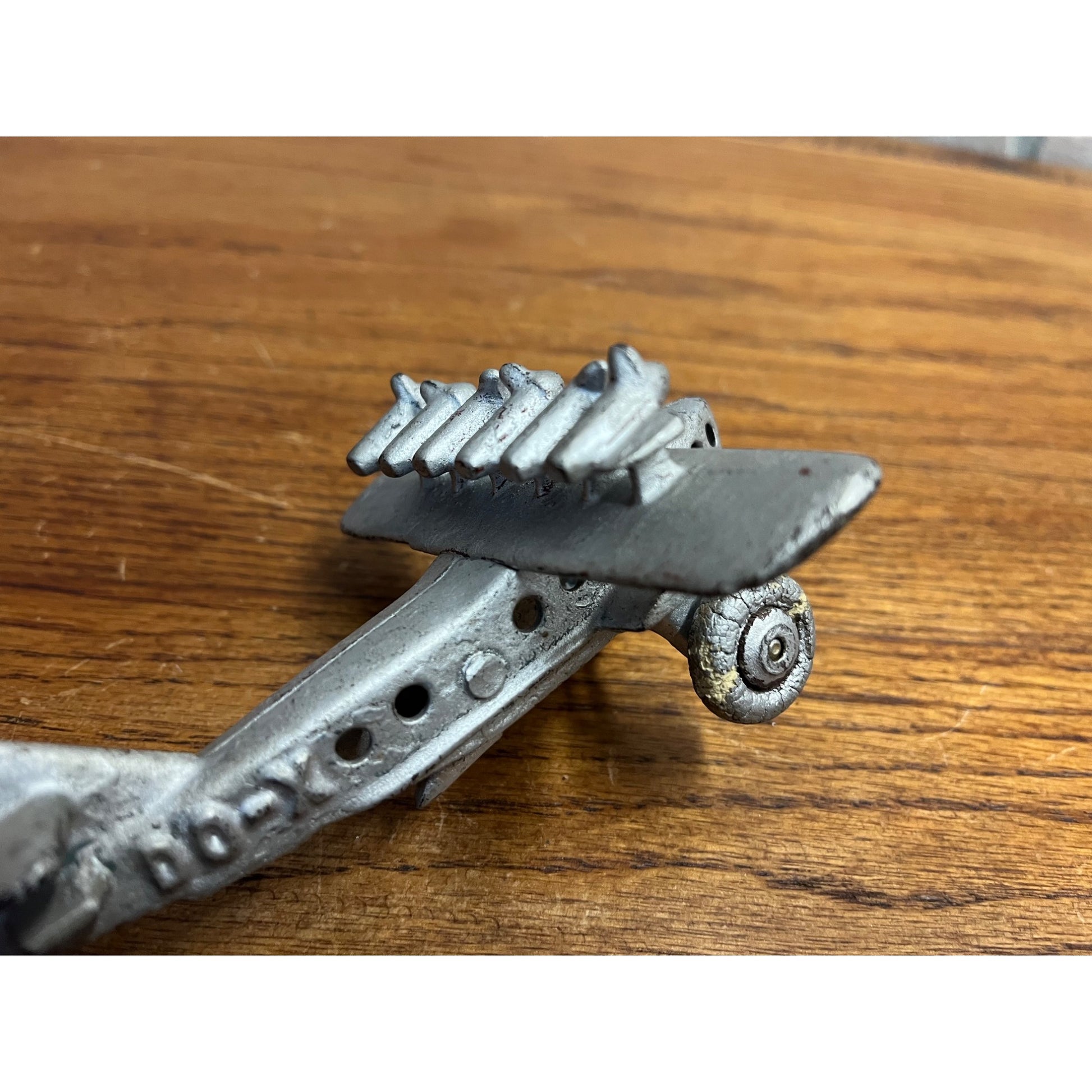 Vintage Hubley Cast Iron DO-X Toy Airplane Seaplane - Repainted 4.5"