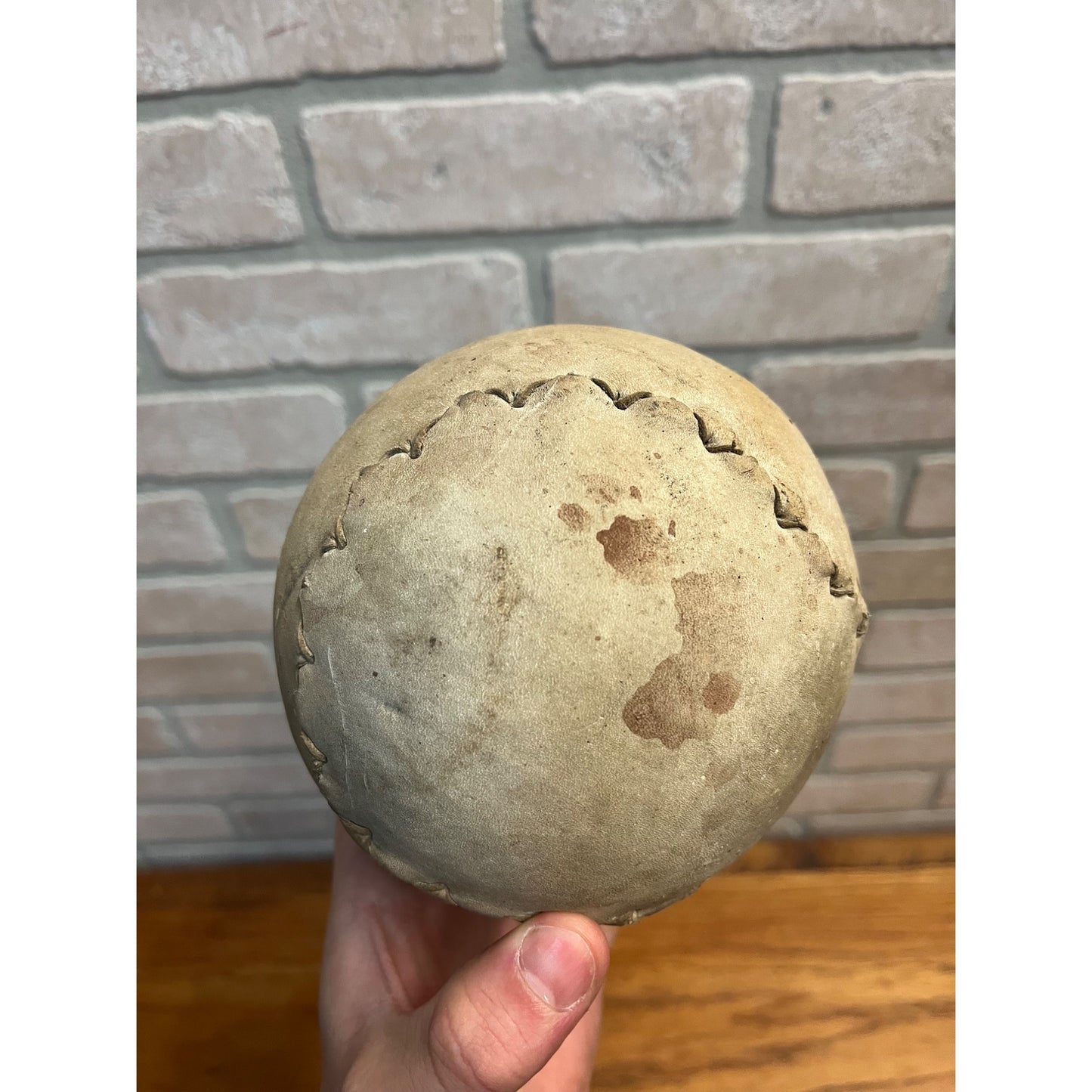 Old Softball Official Clincher DeBeer and Son Antique Ball Vintage Collectible