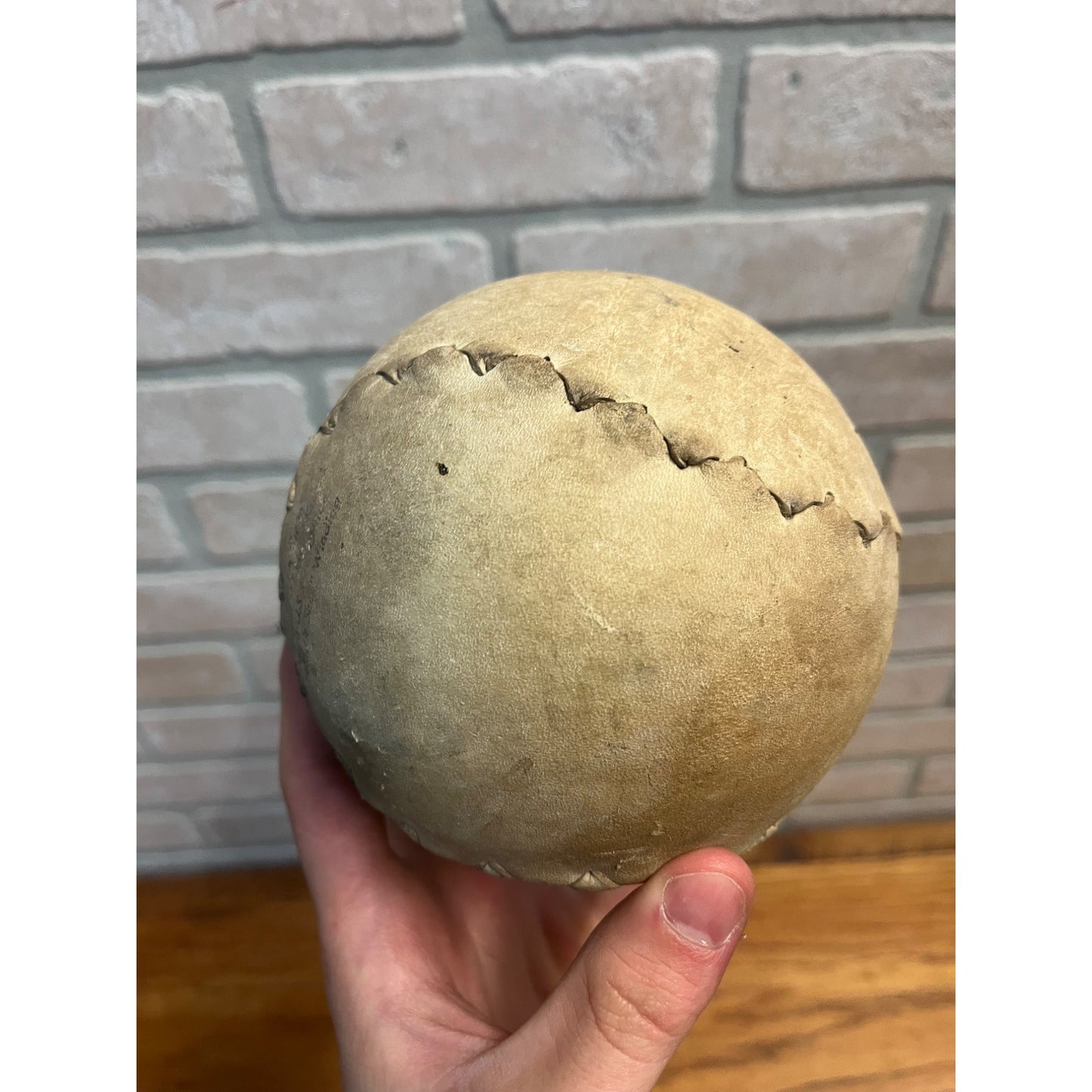 Old Softball Official Clincher DeBeer and Son Antique Ball Vintage Collectible