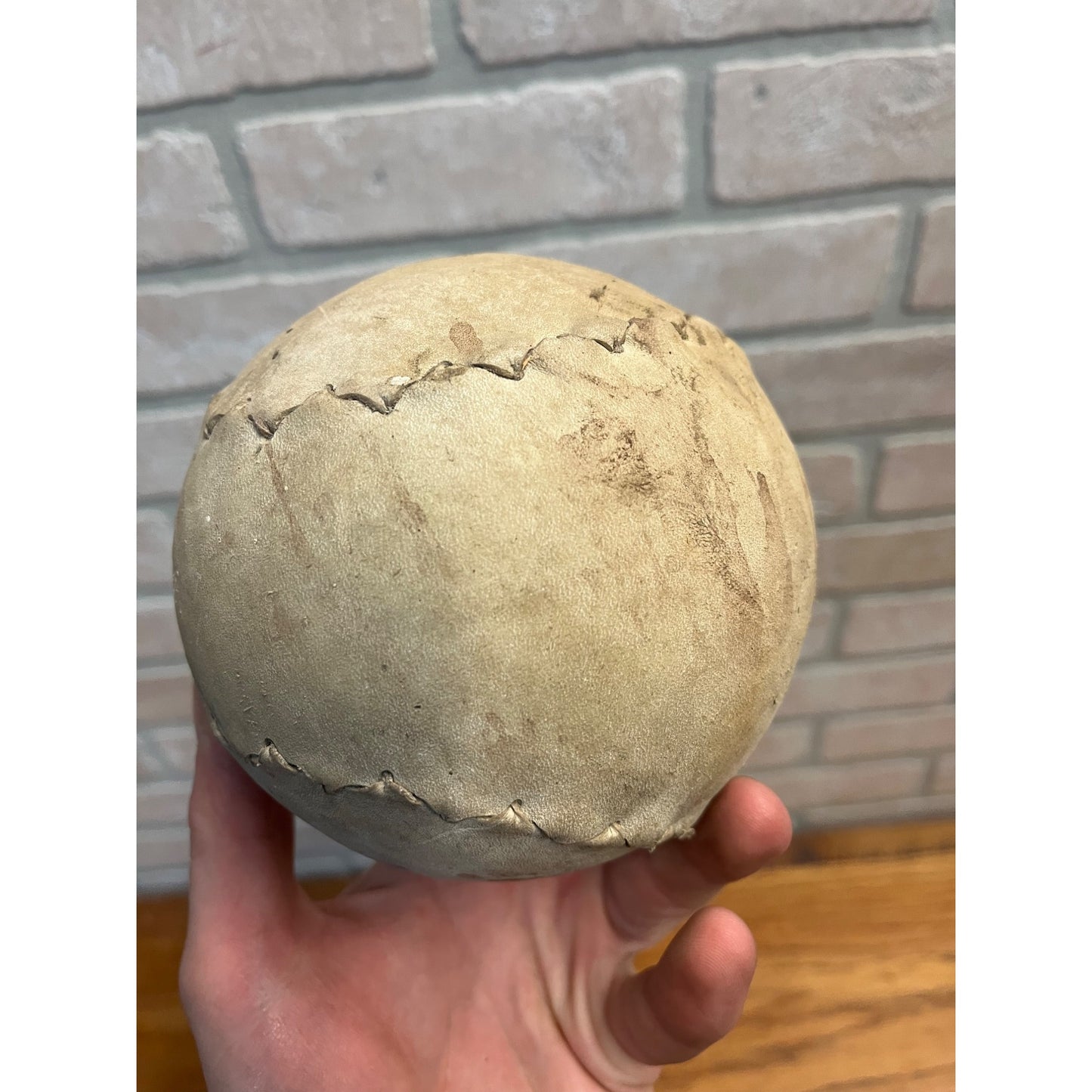 Old Softball Official Clincher DeBeer and Son Antique Ball Vintage Collectible