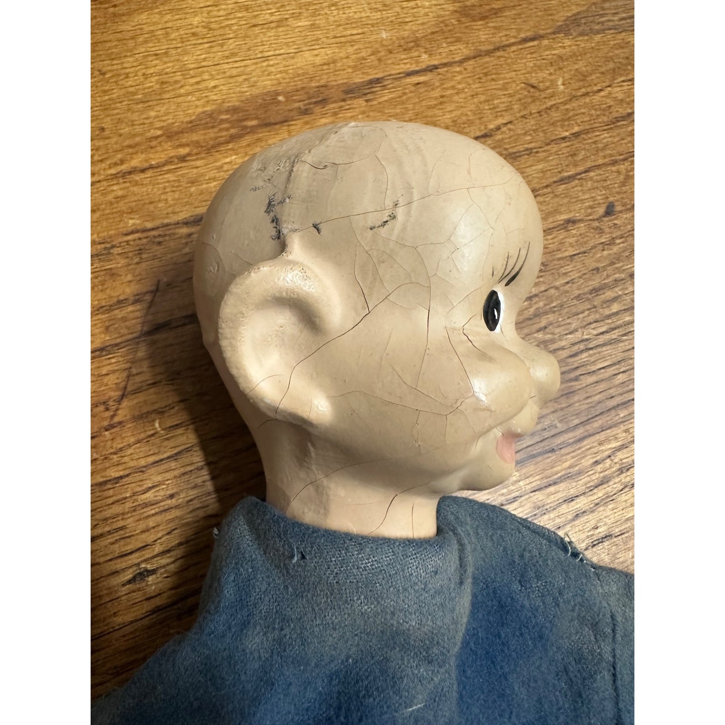 Vintage Dopey Hand Puppet Snow White Seven Dwarfs Composition Head
