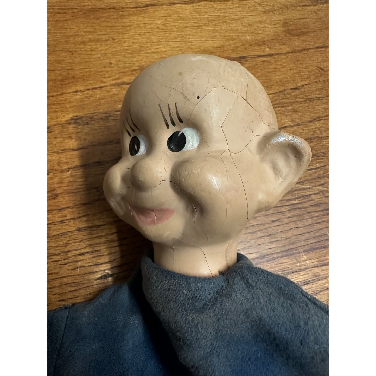 Vintage Dopey Hand Puppet Snow White Seven Dwarfs Composition Head