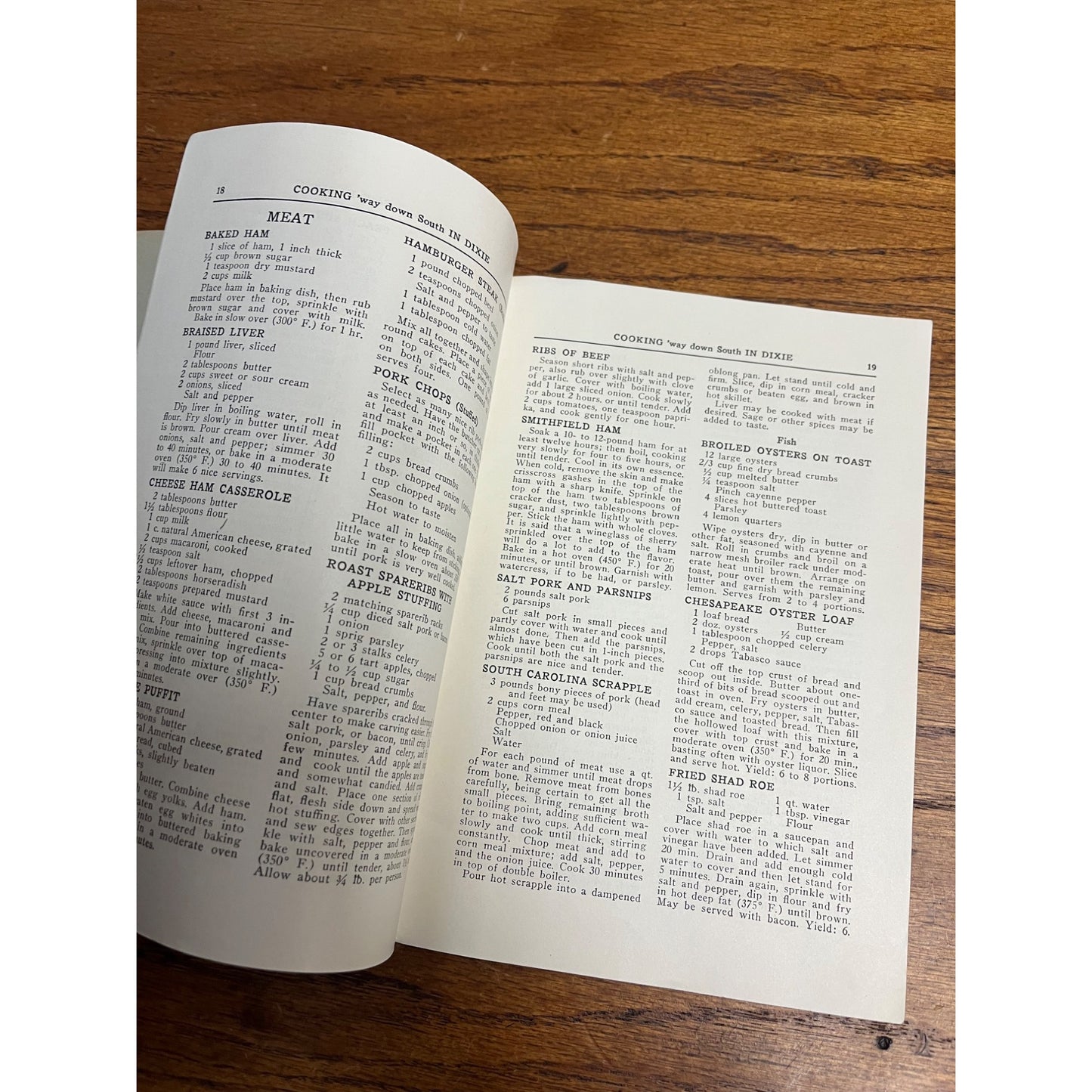 Original 1949 – Cooking ’Way Down South in Dixie, Southern Cookbook