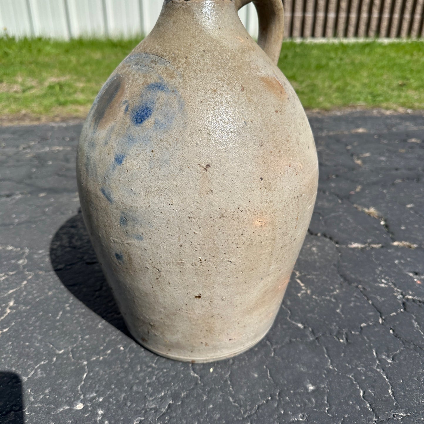 Antique Maxfield Milwaukee Wisconsin Stoneware Jug Salt Glaze