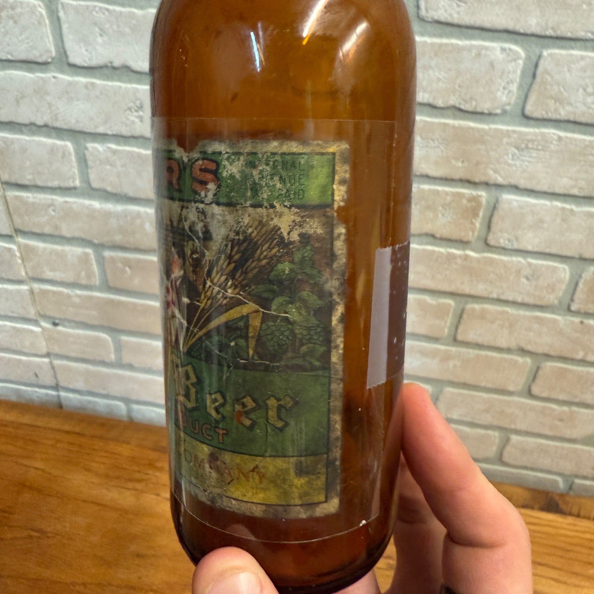 Vintage Walter's Family Beer IRTP Label Bottle Eau Claire Wisconsin 12oz WI Rare