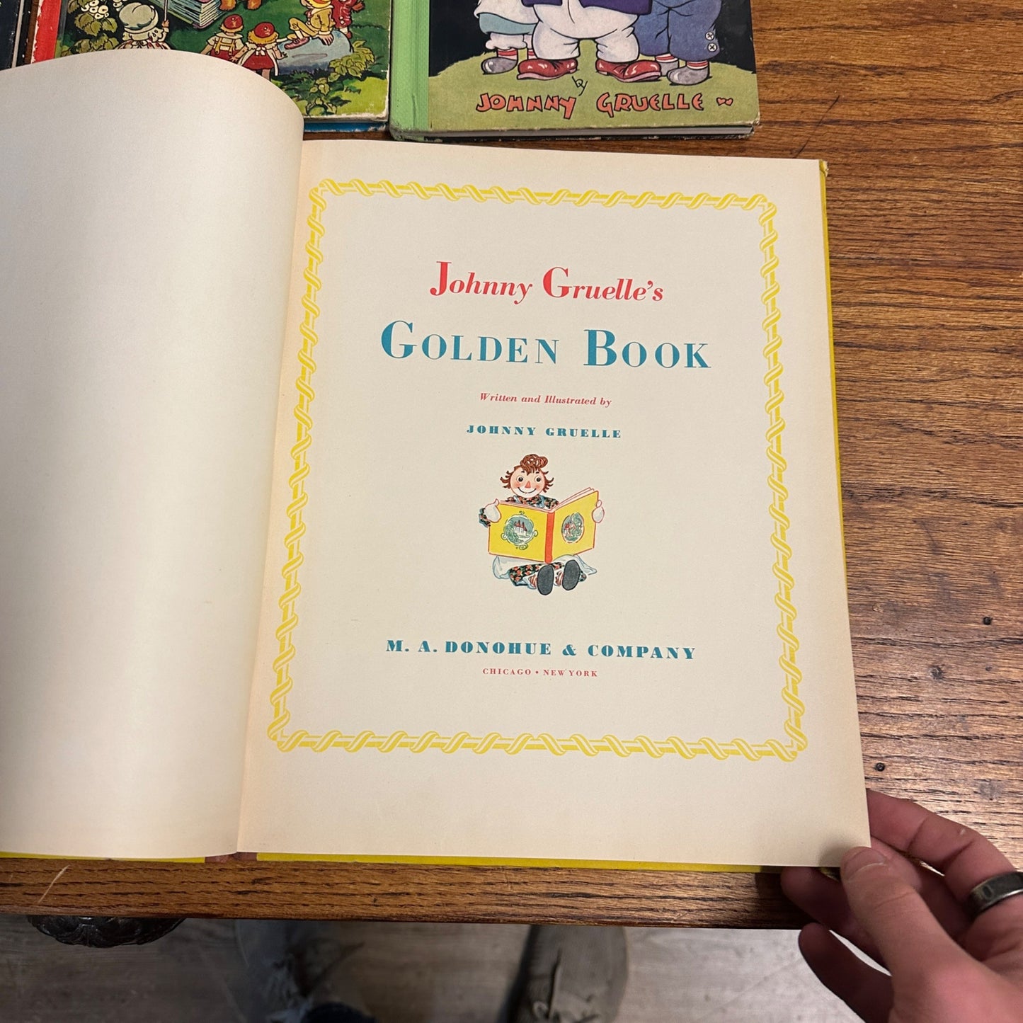 Vintage Raggedy Ann Book Lot 1930s-1950s Lot of 5 Gruelle Childrens Books