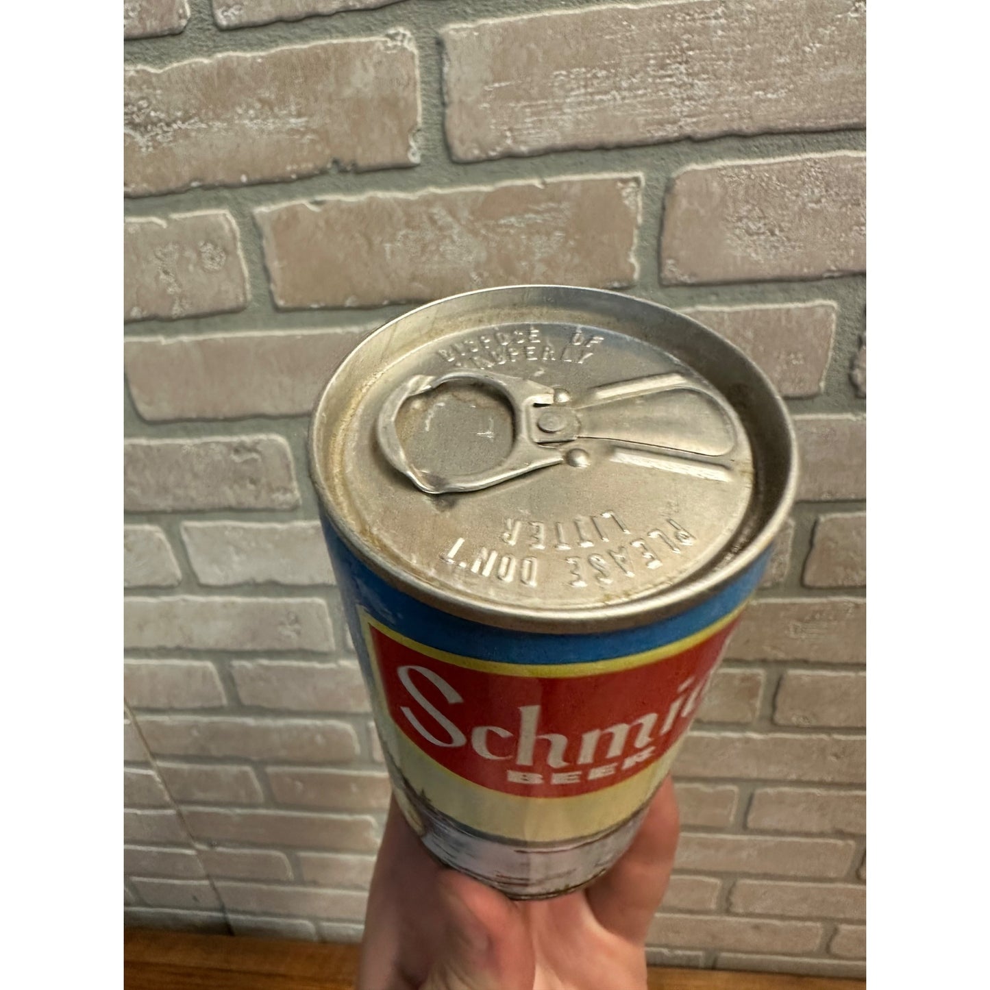 Schmidt Beer Outdoor Fishing-Canoe-Indian Beer Can G. Heileman