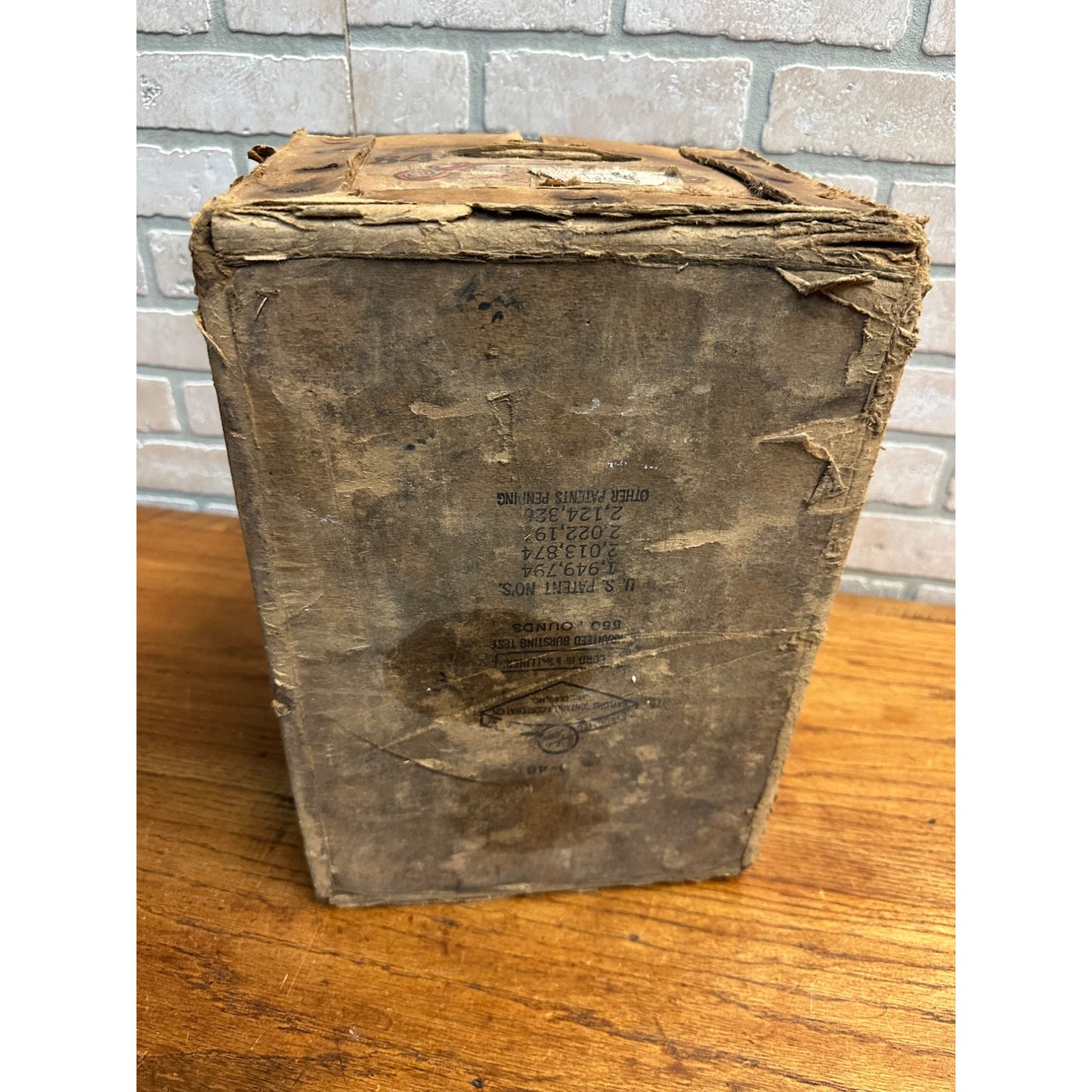 Vintage Fauerbach Lager Beer 7oz Bottle Crate Box Cardboard Madison Wis IRTP
