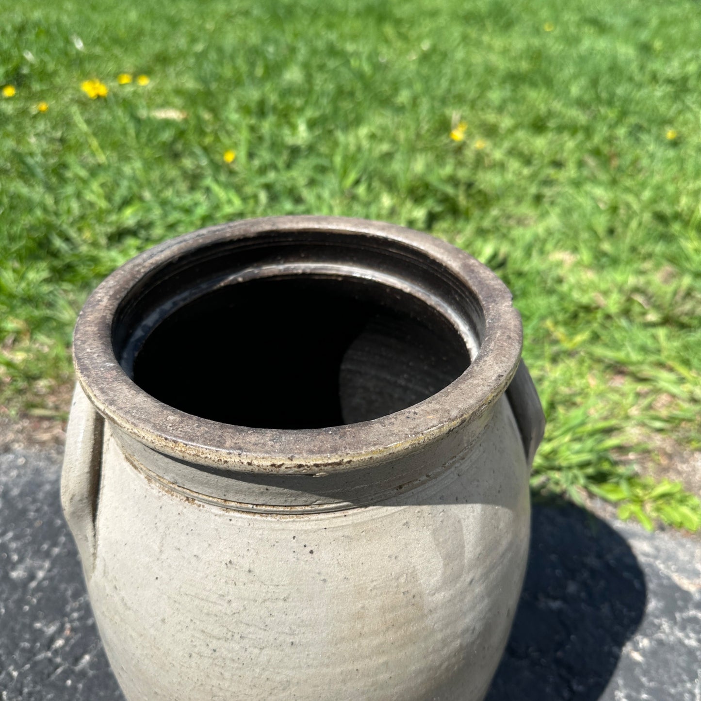 3 Gall Milwaukee Stoneware Co Wisconsin Ornately Decorated Cobalt Crock Churn