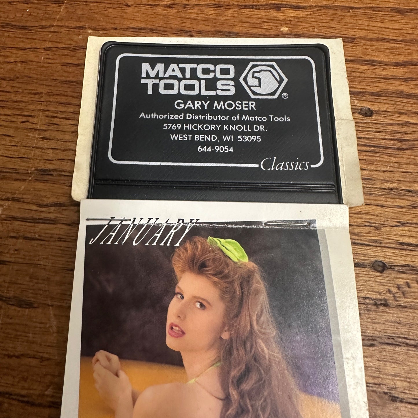Vintage Matco Tools Pinup Girl Calendar Advertising