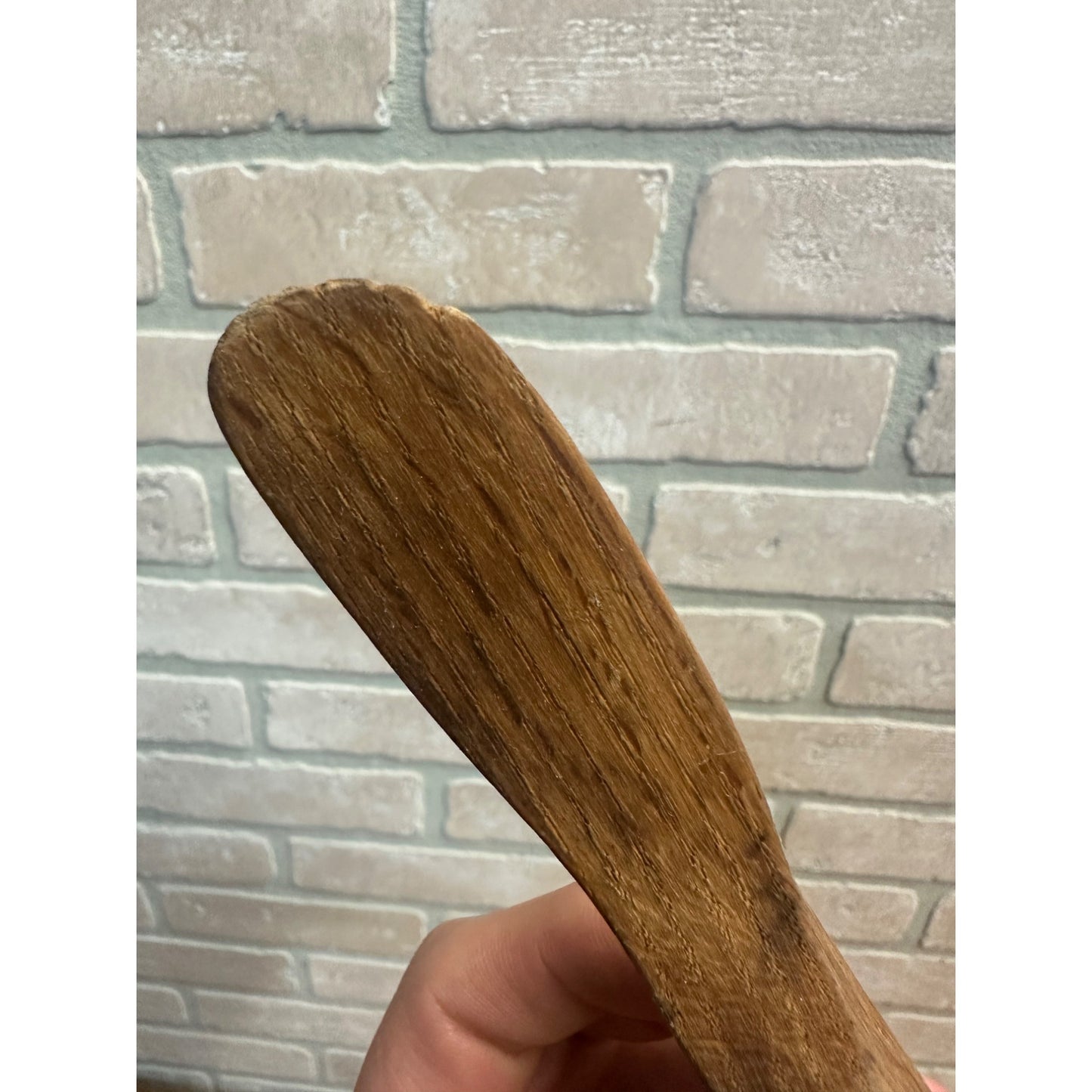 Antique Primitive Carved Wooden Butter Spreading Knife Wood Kitchen