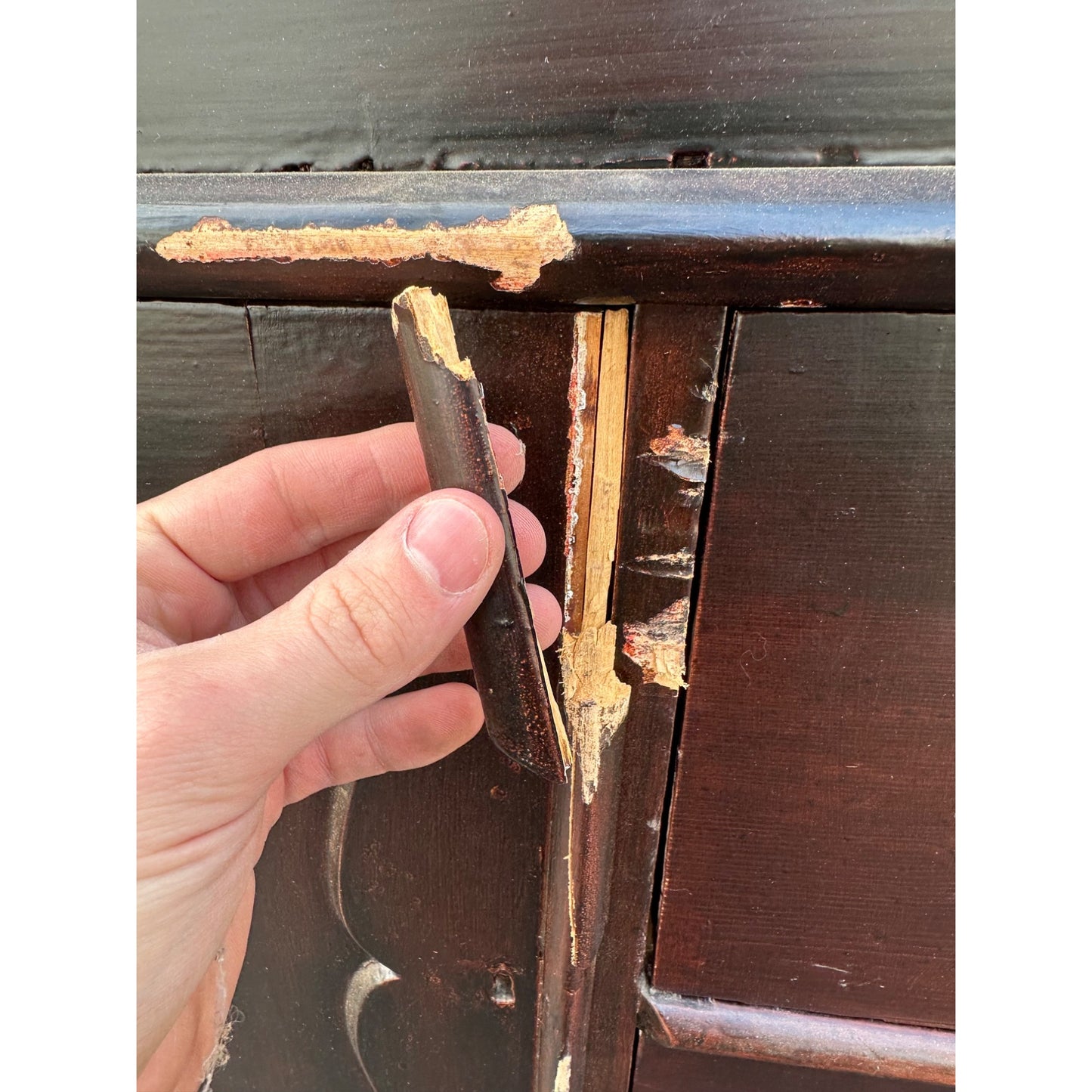 Antique 1800s Butler's Desk Secretary Dresser Cabinet