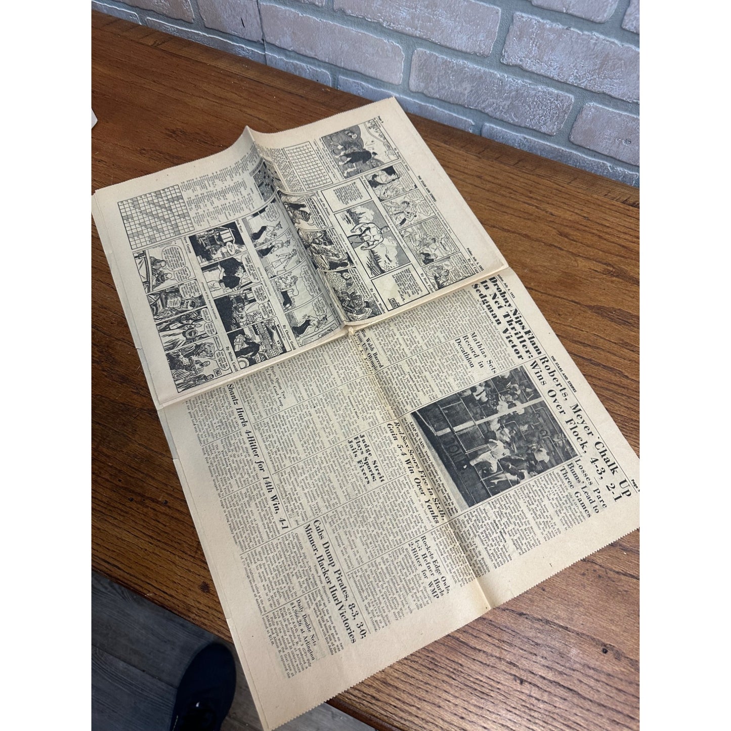 Vintage 1952 Stars & Stripes Newspaper Publication of US Armed Forces July 4th