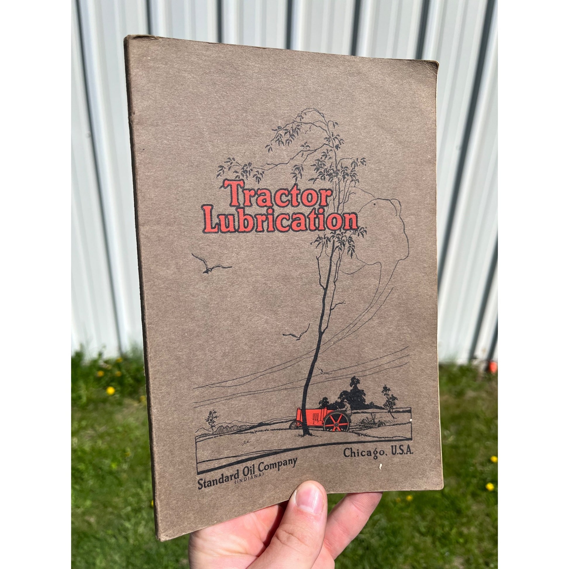 1919 Standard Oil Company Tractor Lubrication Manual Illustrated - Gas Station