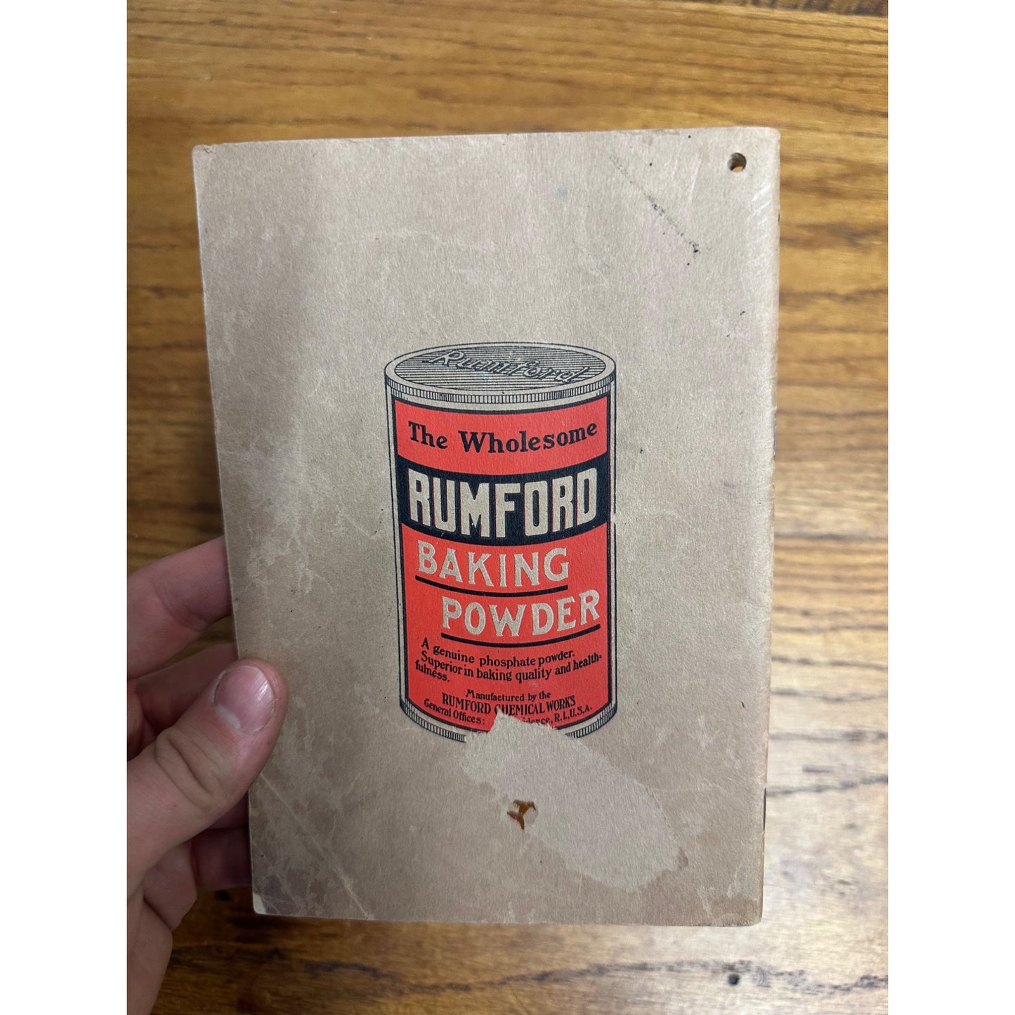 Vintage 1920s Rumford Baking Powder Book On Home Management Advertising
