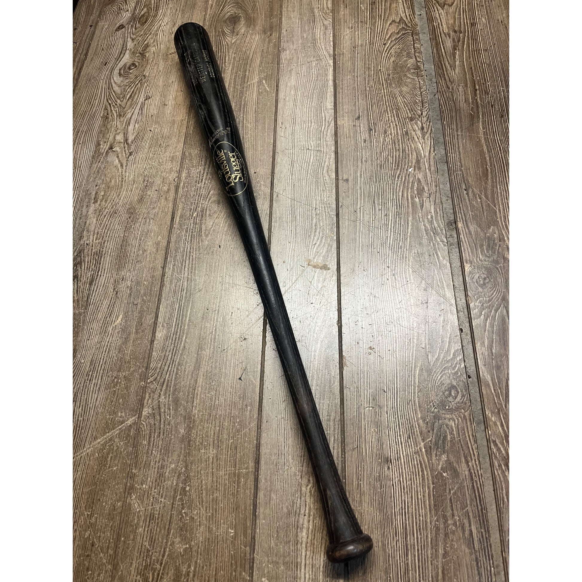 Webster Garrison Original Game Used Baseball Bat MLB Louisville Rockies