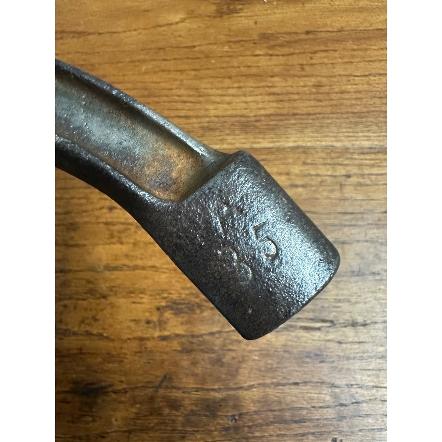 Antique Cast Iron Range Stove Tool Grate Shaker Handle Crank Triangle