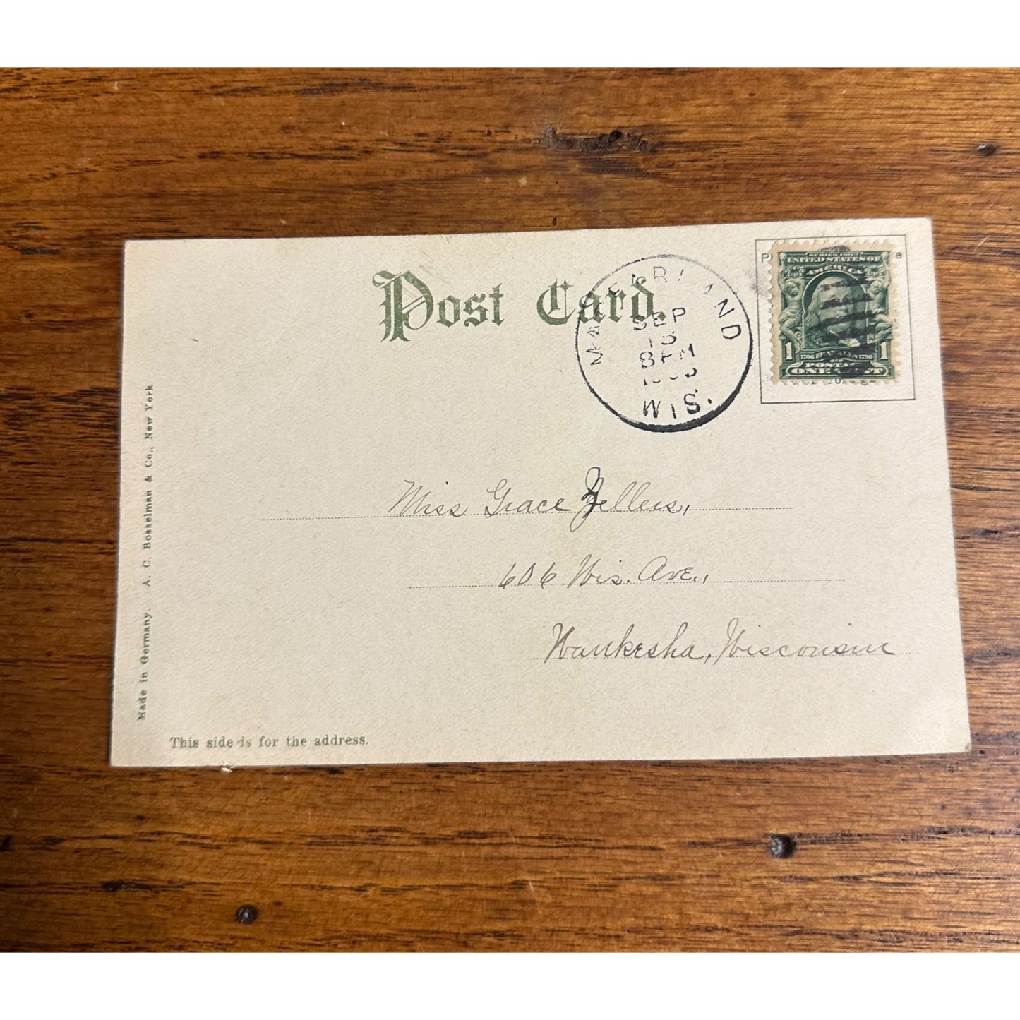 Vintage 1908 Engineering Building UW Wisconsin Madison Postcard Wis University