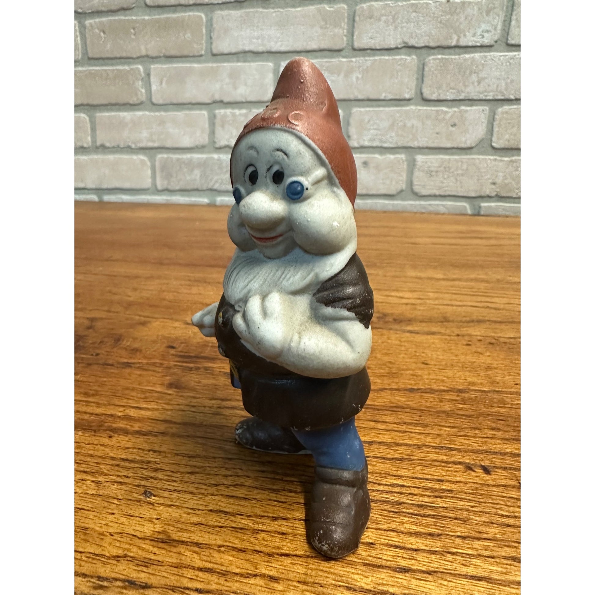 Vintage1930s Snow White Dwarfs Dopey & Doc Bisque Ceramic Figurines Figures (3)