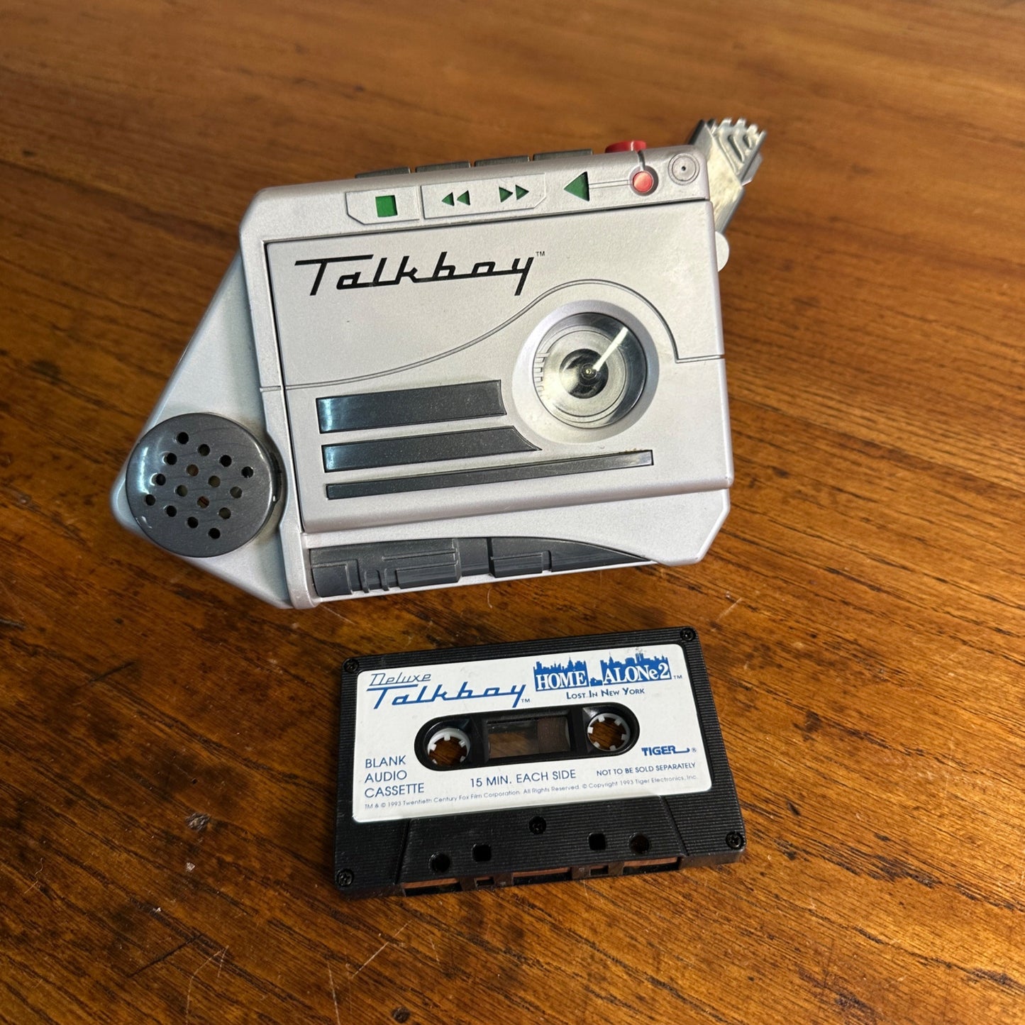 Vintage Talkboy Cassette Recorder 90s Toy Home Alone 2 With Tape - Works!