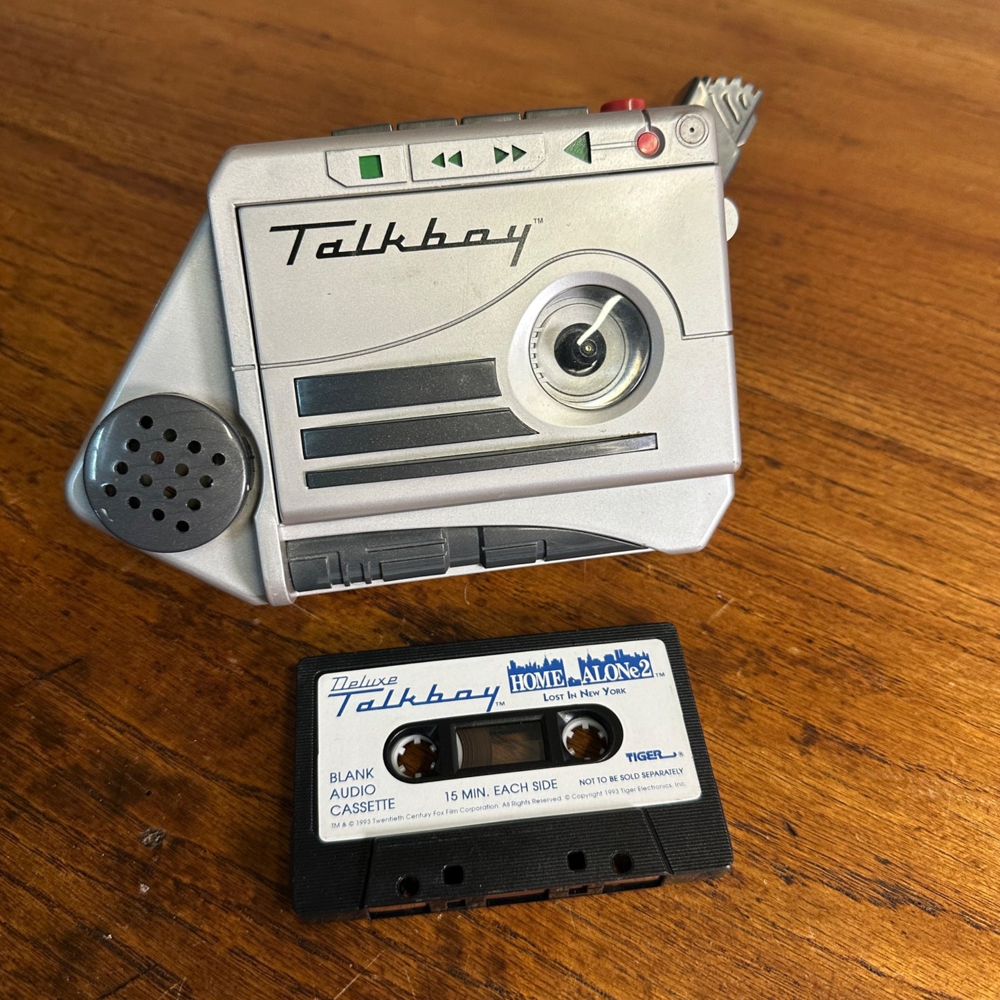 Vintage Talkboy Cassette Recorder 90s Toy Home Alone 2 With Tape - Works!