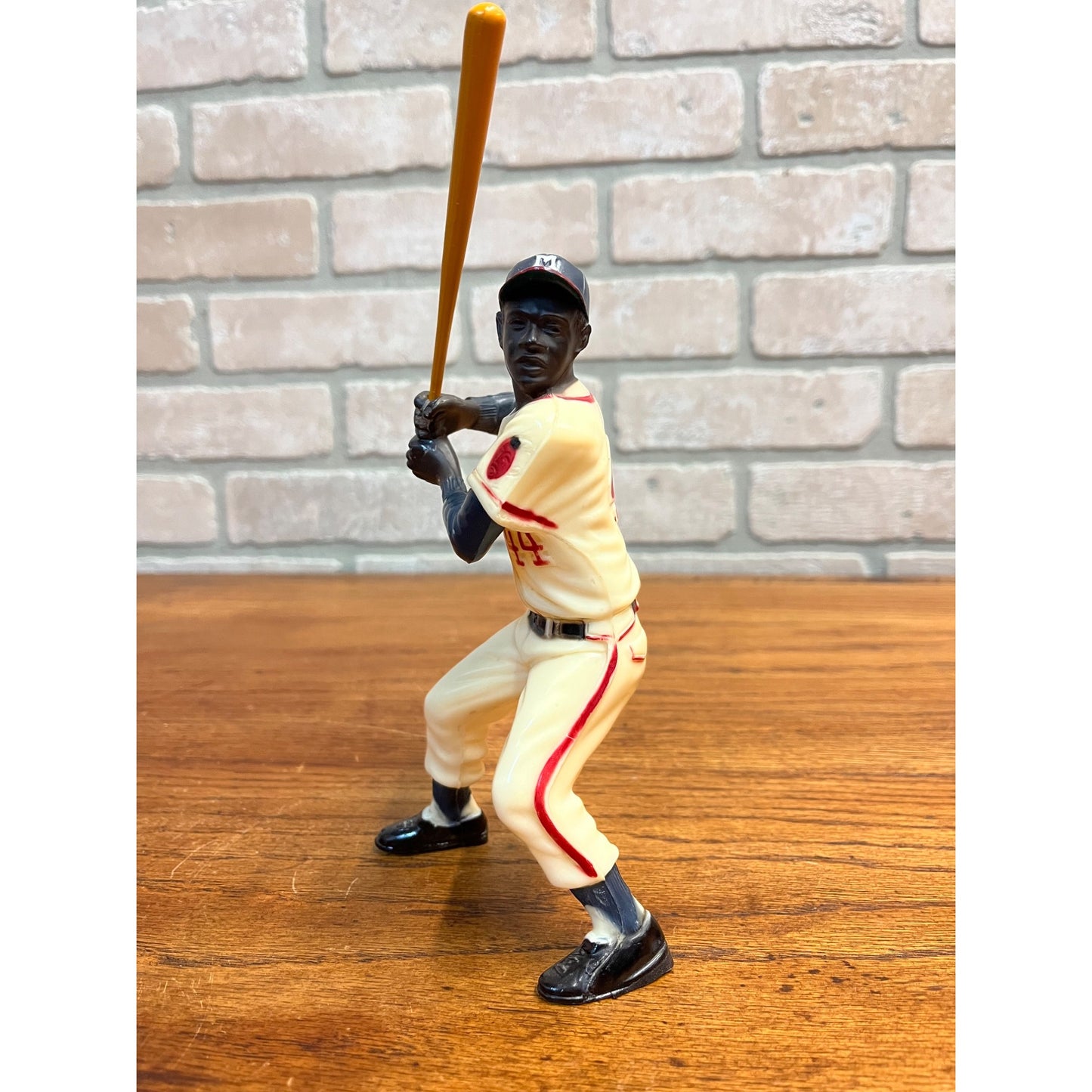 Original 1958 Hank Aaron Hartland Baseball Plastic Figure #44 - No Box