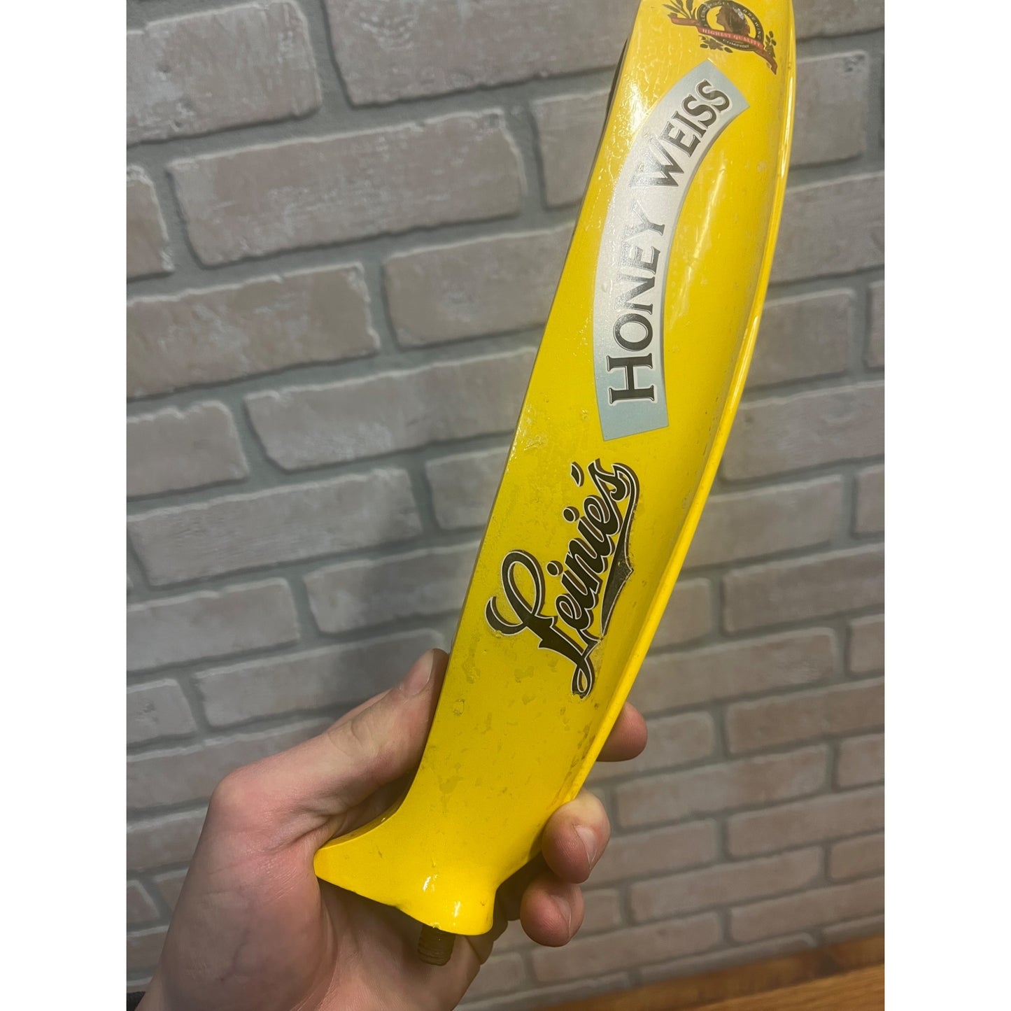 Vintage Leinenkugels Honey Weiss Canoe 12" Beer Tap Handle