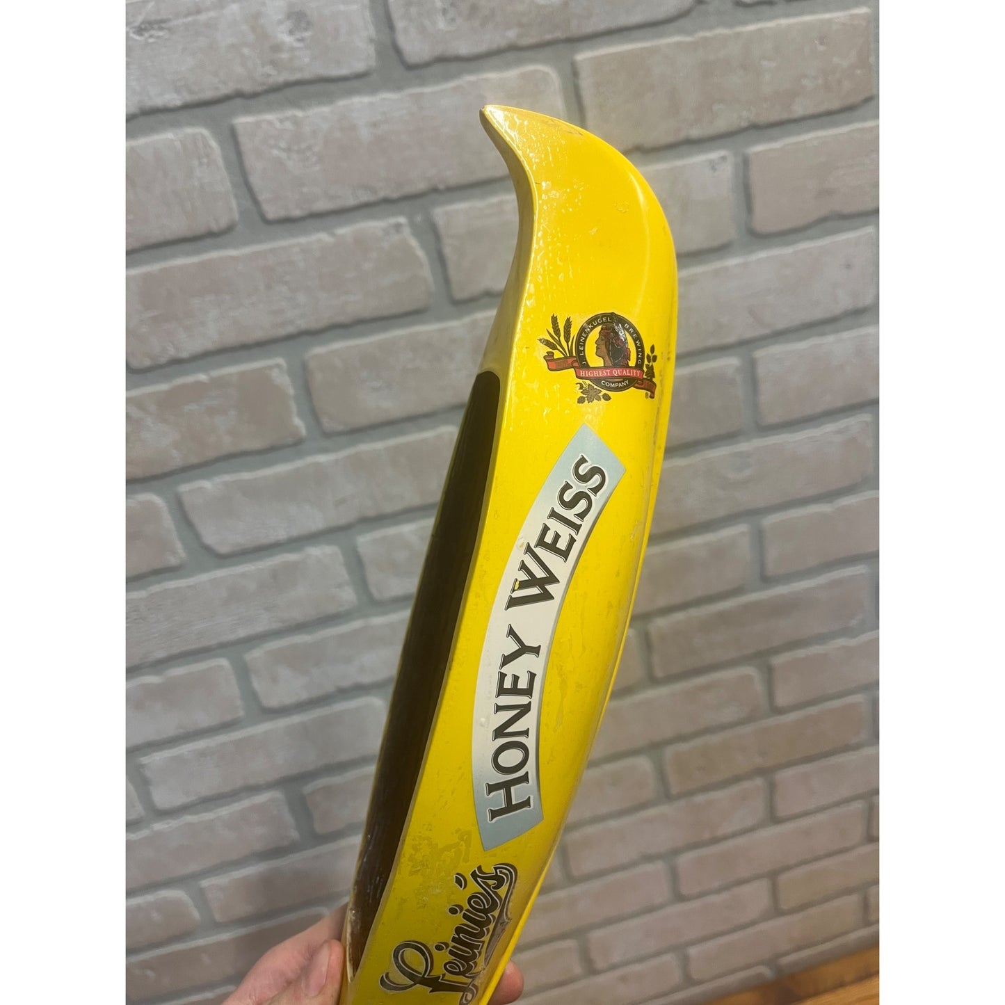 Vintage Leinenkugels Honey Weiss Canoe 12" Beer Tap Handle