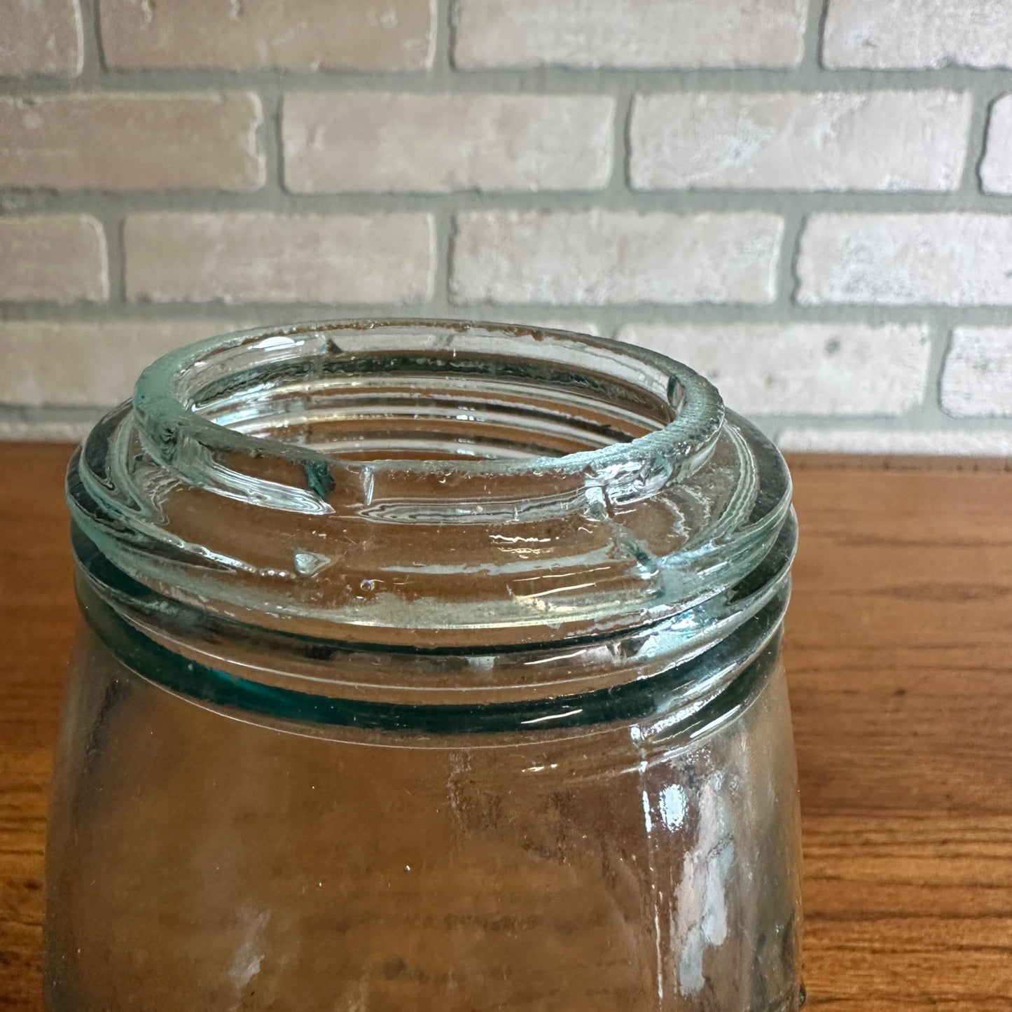 Antique Mason's improved Patented May 10th 1870 Canning Jar Blue - No Lid