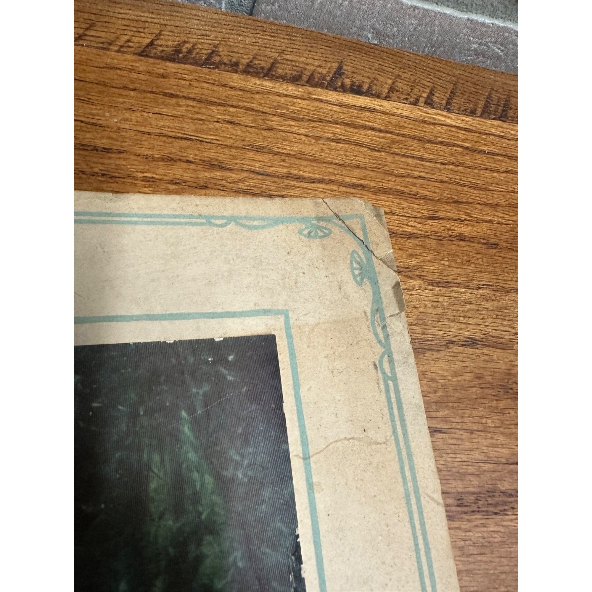 Vintage 1922 Peshtigo Auto Garage Advertsing Calendar Sign Wisconsin Wis