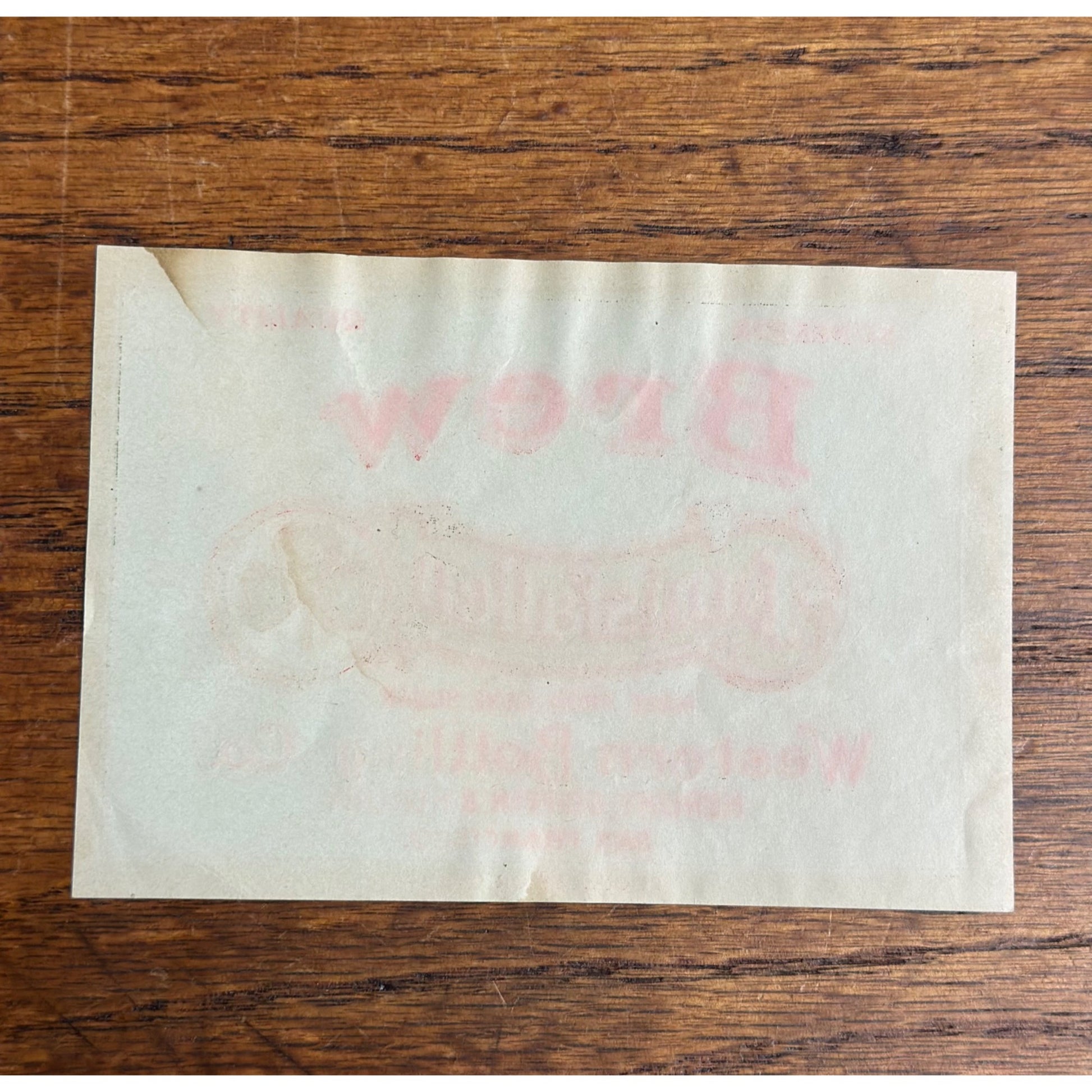 Vintage Innisfallem Brew Bottle Label Western Bottling San Francisco CA