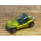 Vintage Hot Wheels Redline 1969 Sand Crab Lime Yellow - Very Good
