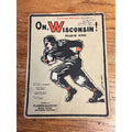 Vintage 1930s "On, Wisconsin" March Song Sheet Music Carl Beck Football UW Madison