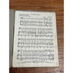 Vintage 1930s "On, Wisconsin" March Song Sheet Music Carl Beck Football UW Madison