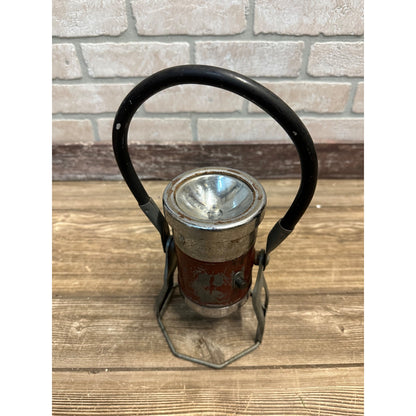 Vintage 1950s Empire Miners Safety Lamp Light Tilting Three-Way Lantern w/ Handle