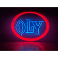 Vintage Olympia Brewing Co Oly Beer Neon Sign Works 20" x 16"