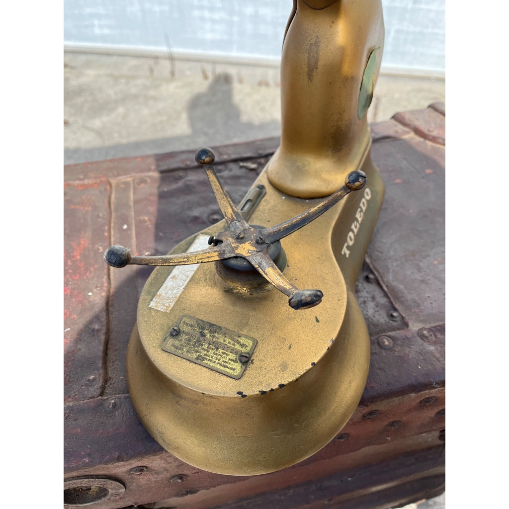 Antique Toldeo 2lb Candy Scale General Store Model 405A w/ Scoop