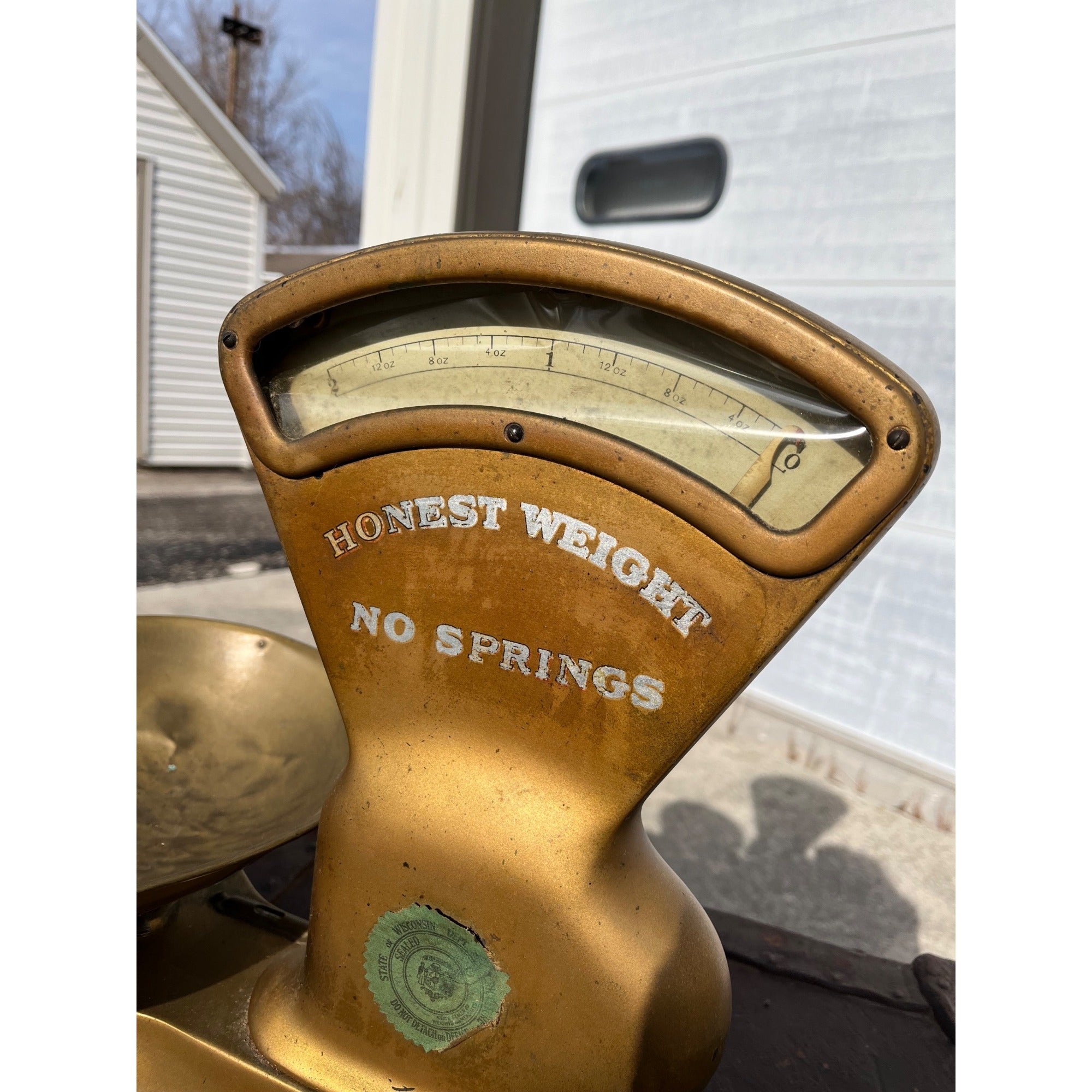 Antique Toldeo 2lb Candy Scale General Store Model 405A w/ Scoop
