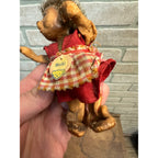 Vintage Steiff Hedgehogs Mucki Micki Mecki Lot (3) Dolls Hand Puppet Germany