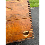 Antique 1900s The Diamond Match Co. Wooden Large Advertising Crate Zinke Fond du Lac Wis