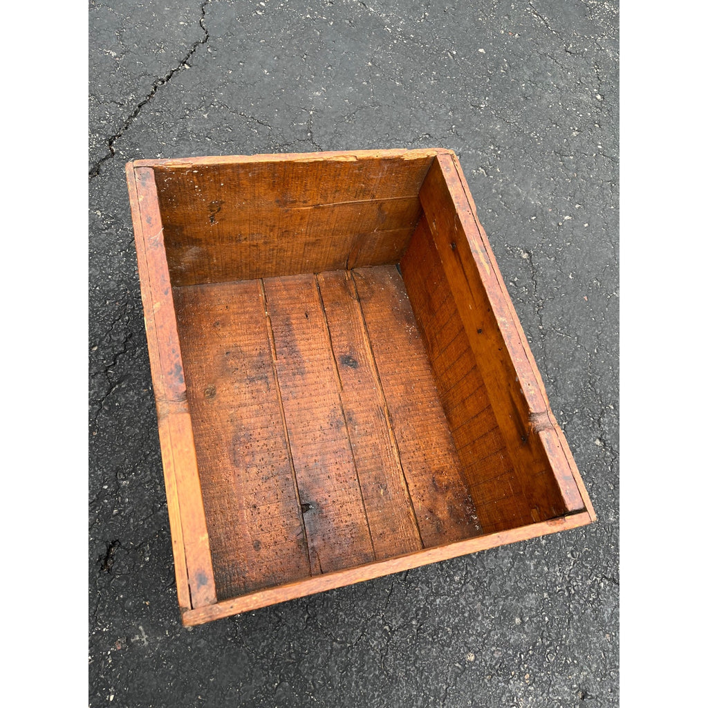 Antique 1900s The Diamond Match Co. Wooden Large Advertising Crate Zinke Fond du Lac Wis
