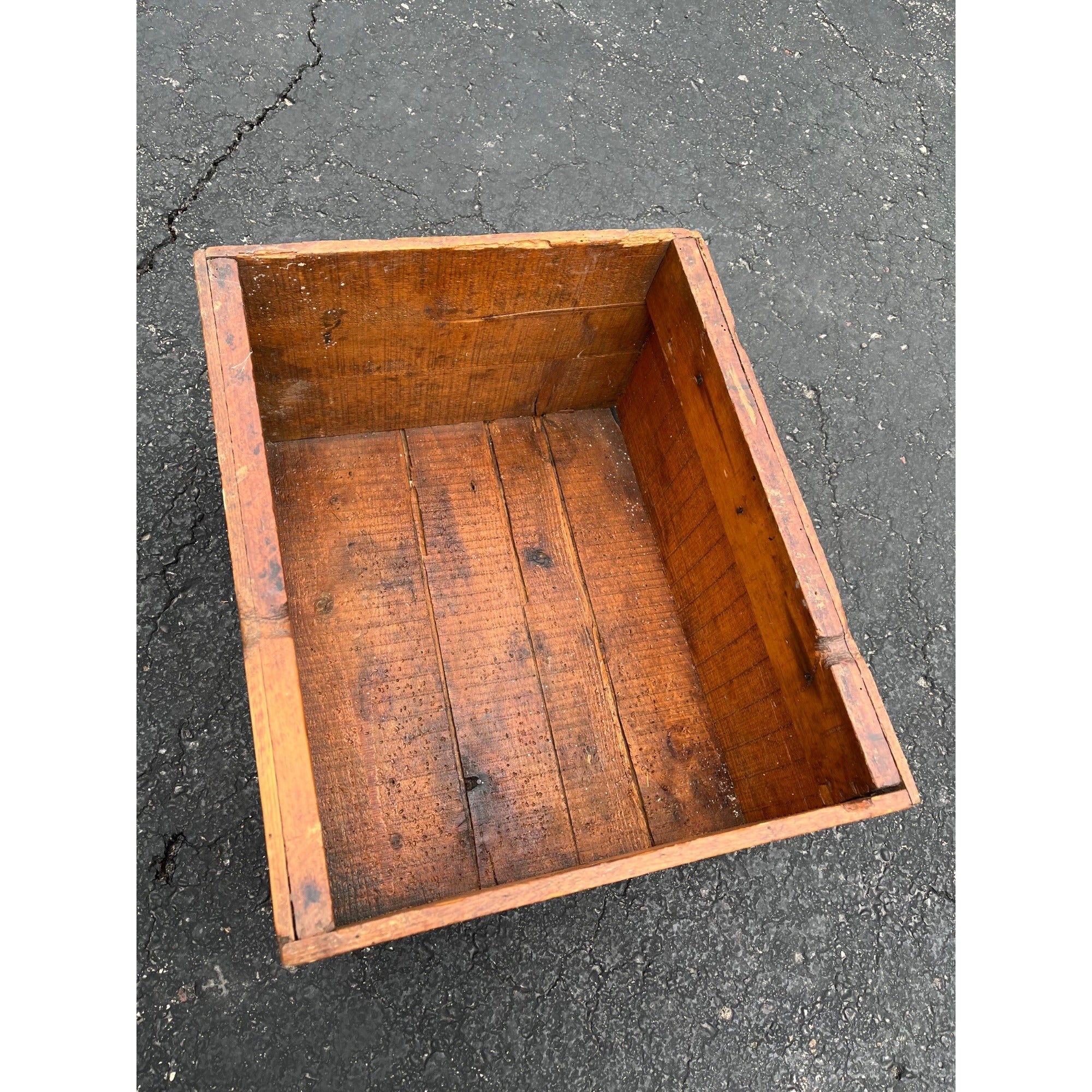 Antique 1900s The Diamond Match Co. Wooden Large Advertising Crate Zinke Fond du Lac Wis